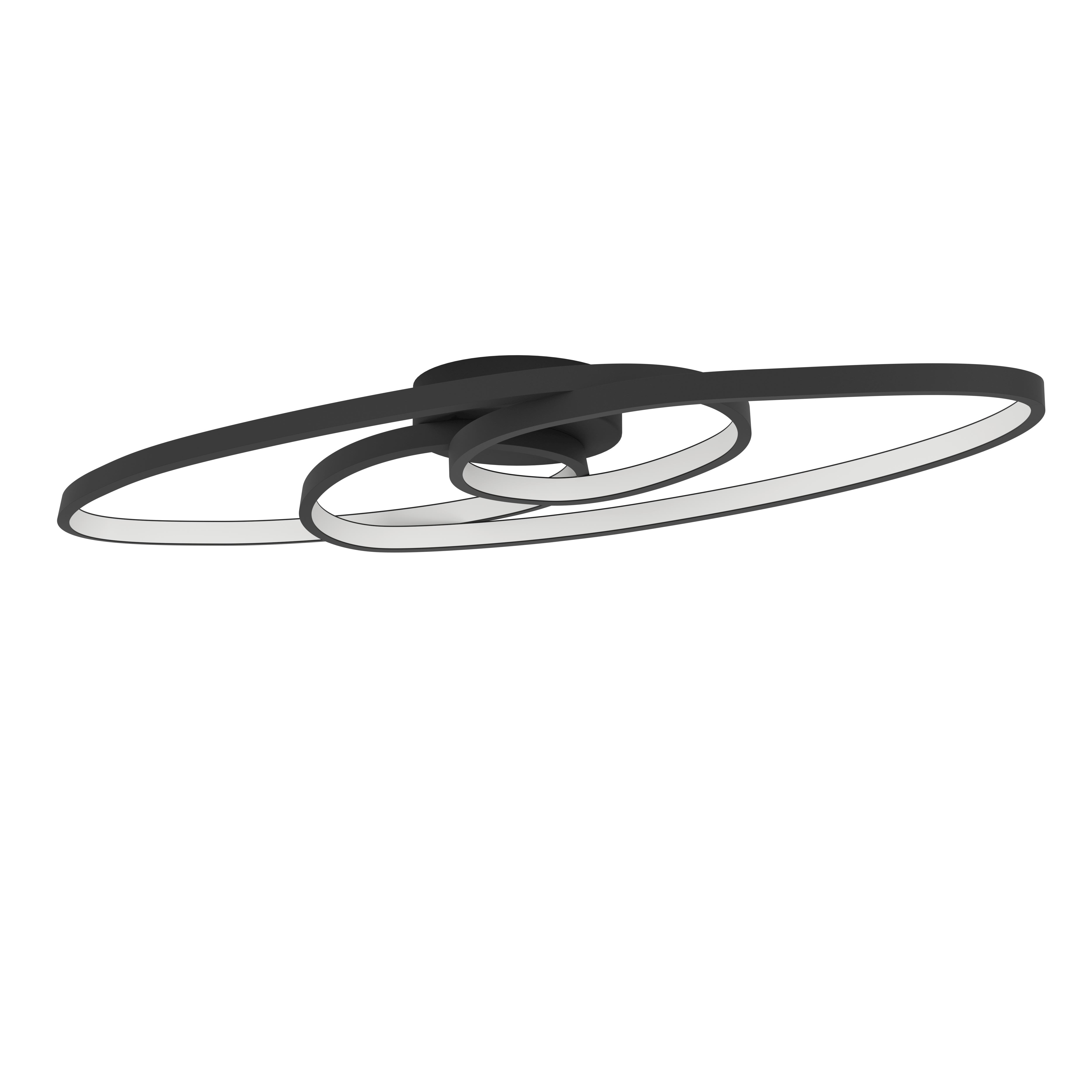 Изображение товара Люстра потолочная светодиодная Eglo Gianella 900947 36W 3000K черный и белый дизайн