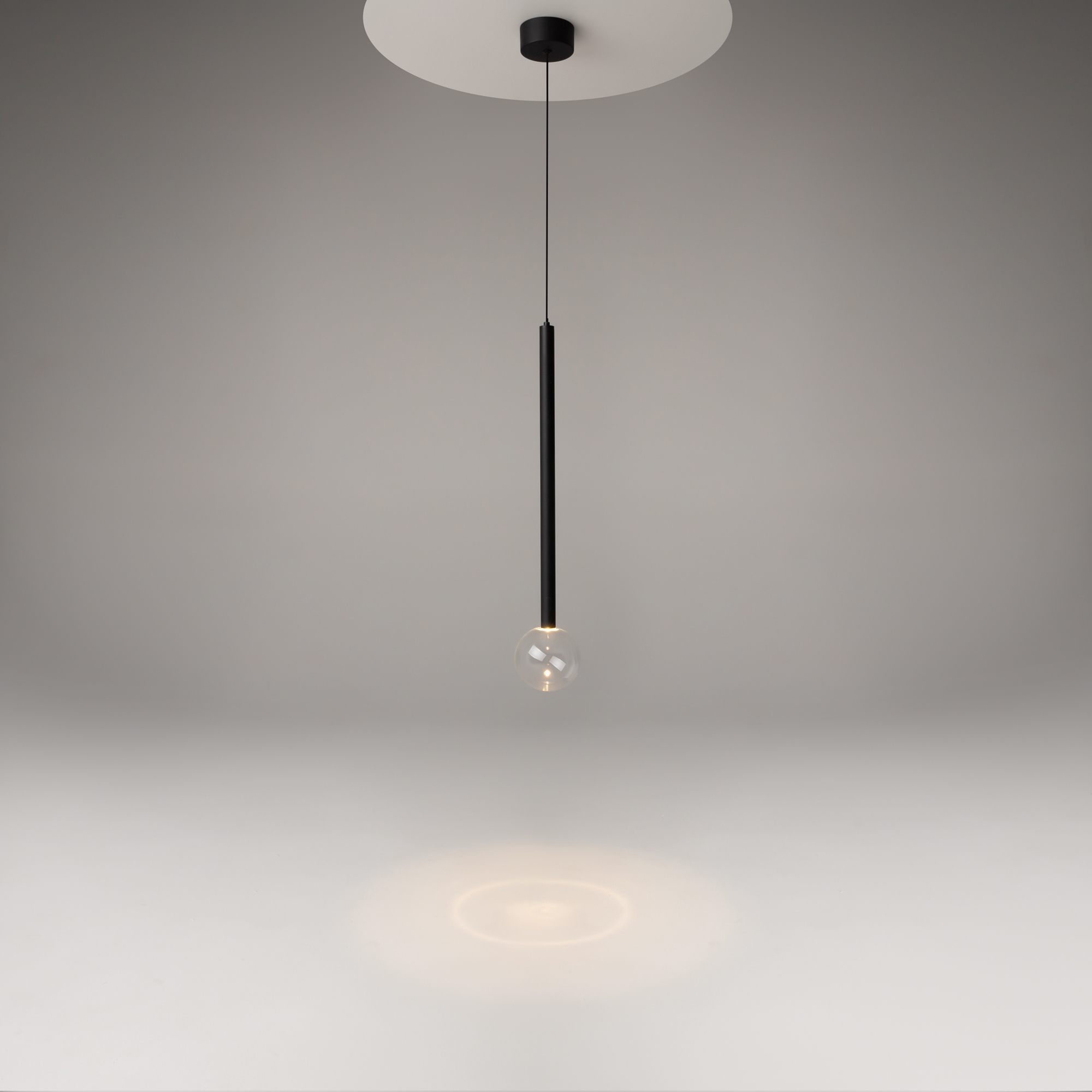 Изображение товара Светильник подвесной светодиодный Maytoni Bubble dream Mod383pl-l4b3k 2 м² теплый белый свет цвет черный