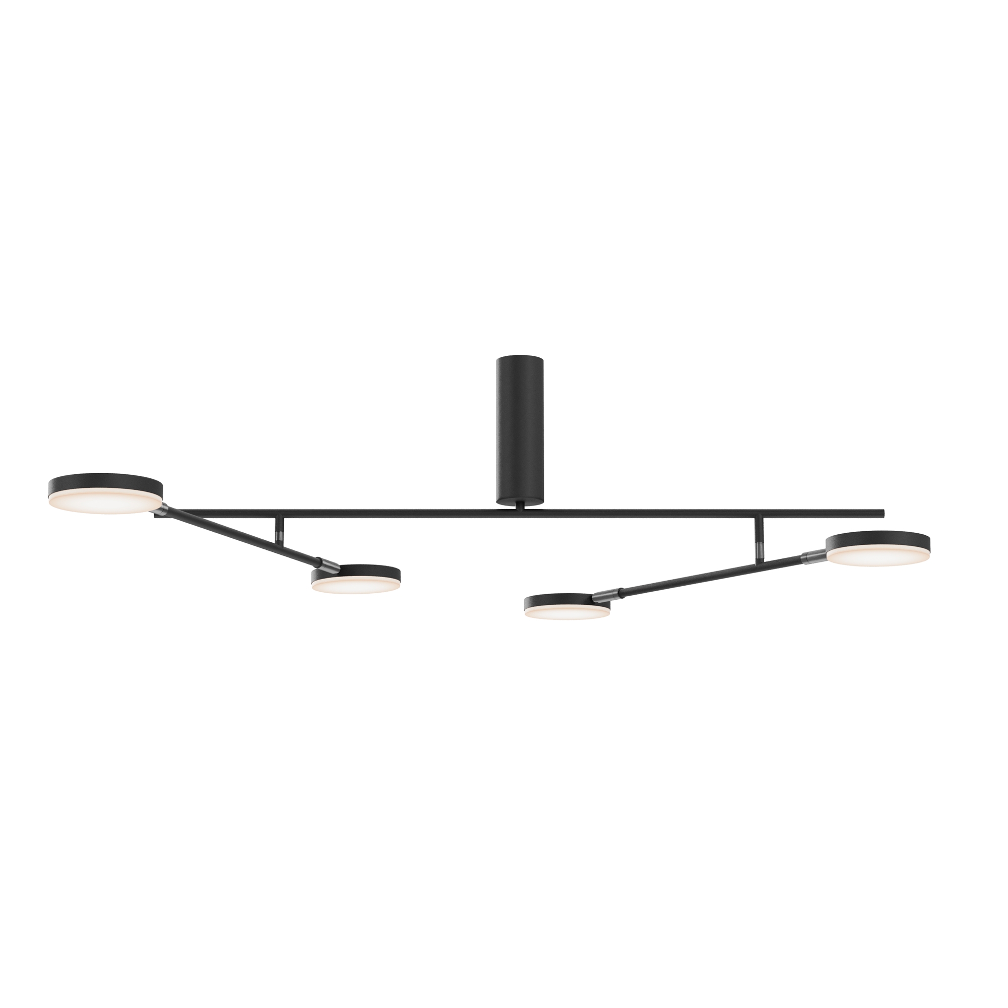 Изображение товара Люстра на штанге светодиодная MAYTONI Fad MOD070CL-L30B3K 10 м² черная