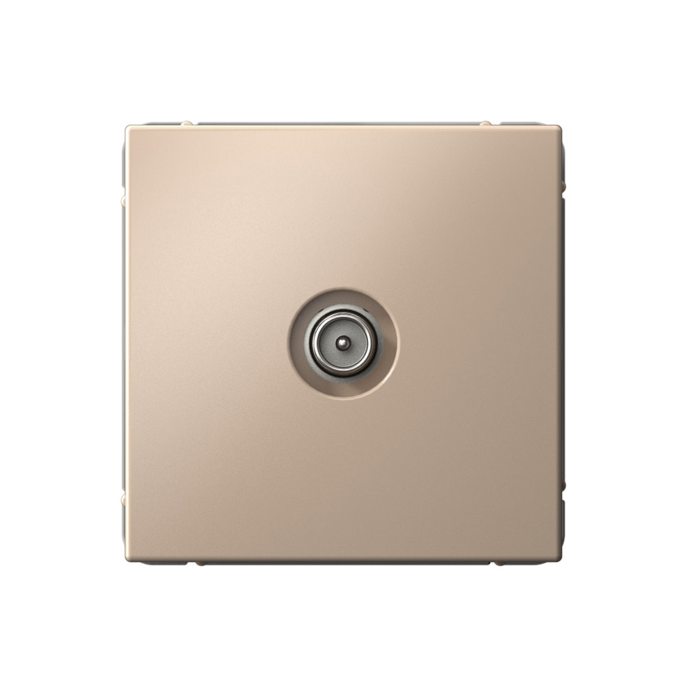 Изображение товара AtlasDesign GAL001291: ТВ-розетка встраиваемая песочный 1 пост