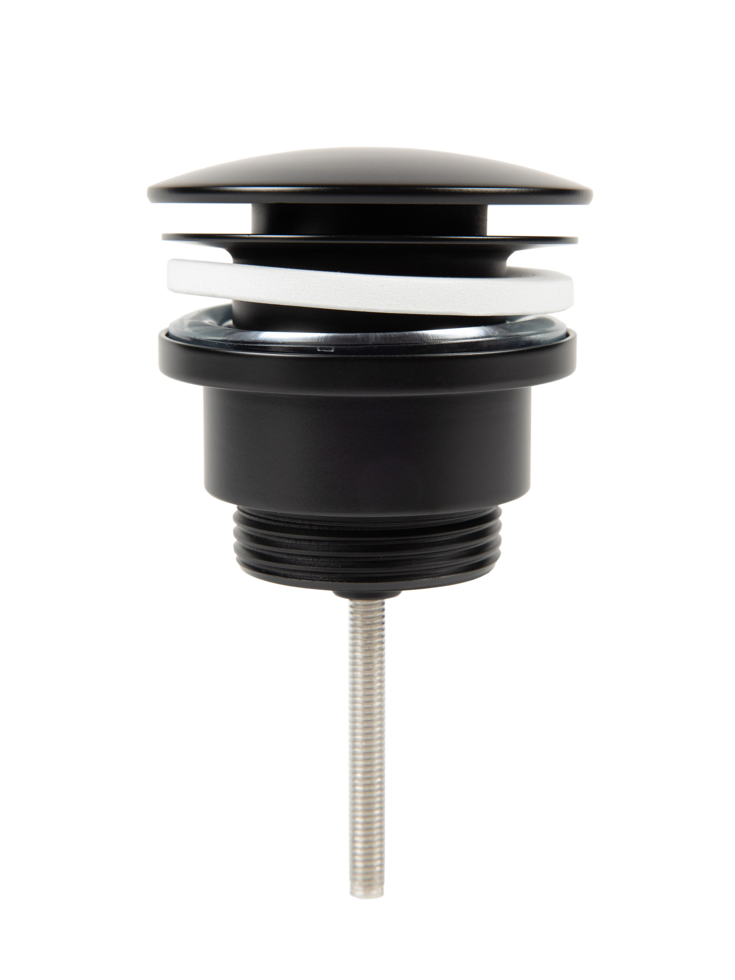 Изображение товара Донный клапан для раковины BOND BV-LP-0388 10 см черный с механизмом Push-Open