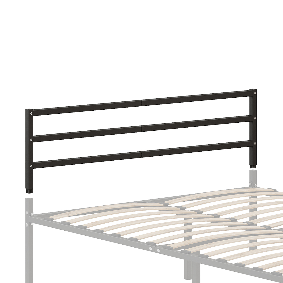 Изображение товара Изголовье для кровати Домаклево Г3 180x39.5x3 см металл цвет черный