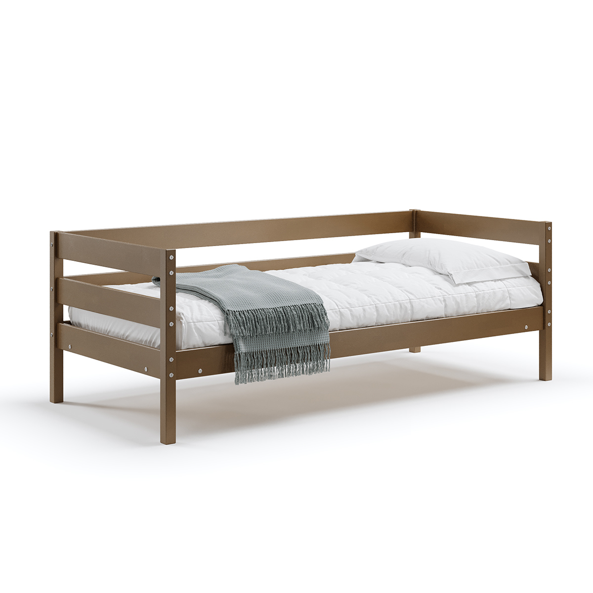 Изображение товара Кровать Домаклево Мечта-5 89x73x200 см обработка берёза цвет коричневый