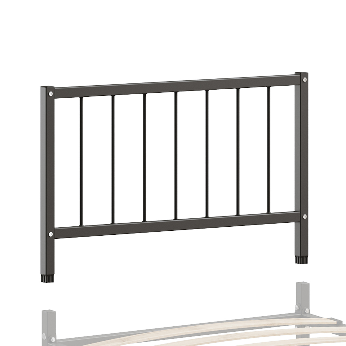 Изображение товара Изголовье для кровати Домаклево В4 80x53x3 см металл цвет черный