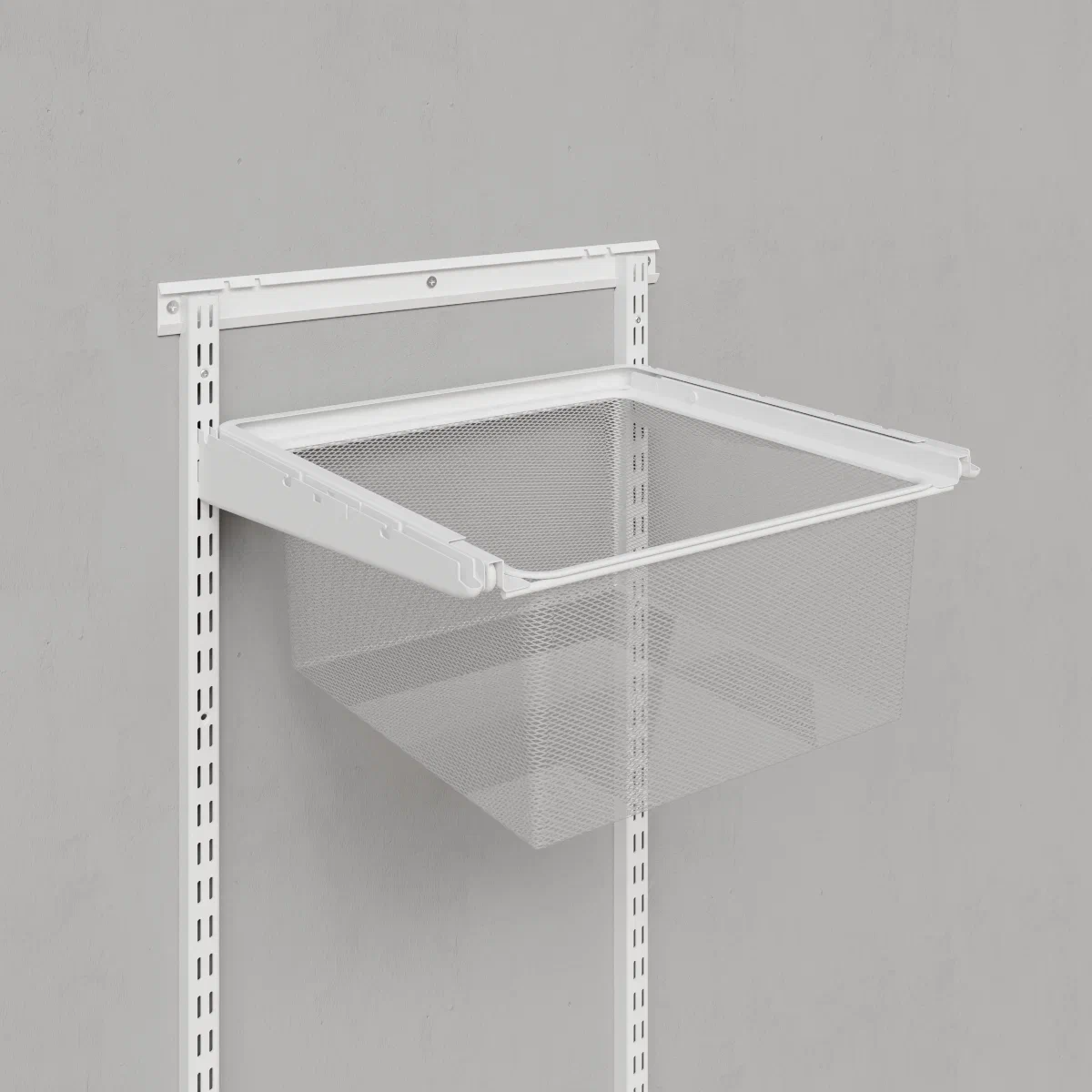 Изображение товара Корзина выдвижная ТИТАН-GS Белая (395×410×185)