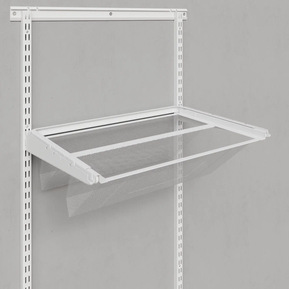 Изображение товара Обувница для гардеробной системы 58.7x15.3x41 см металл цвет белый