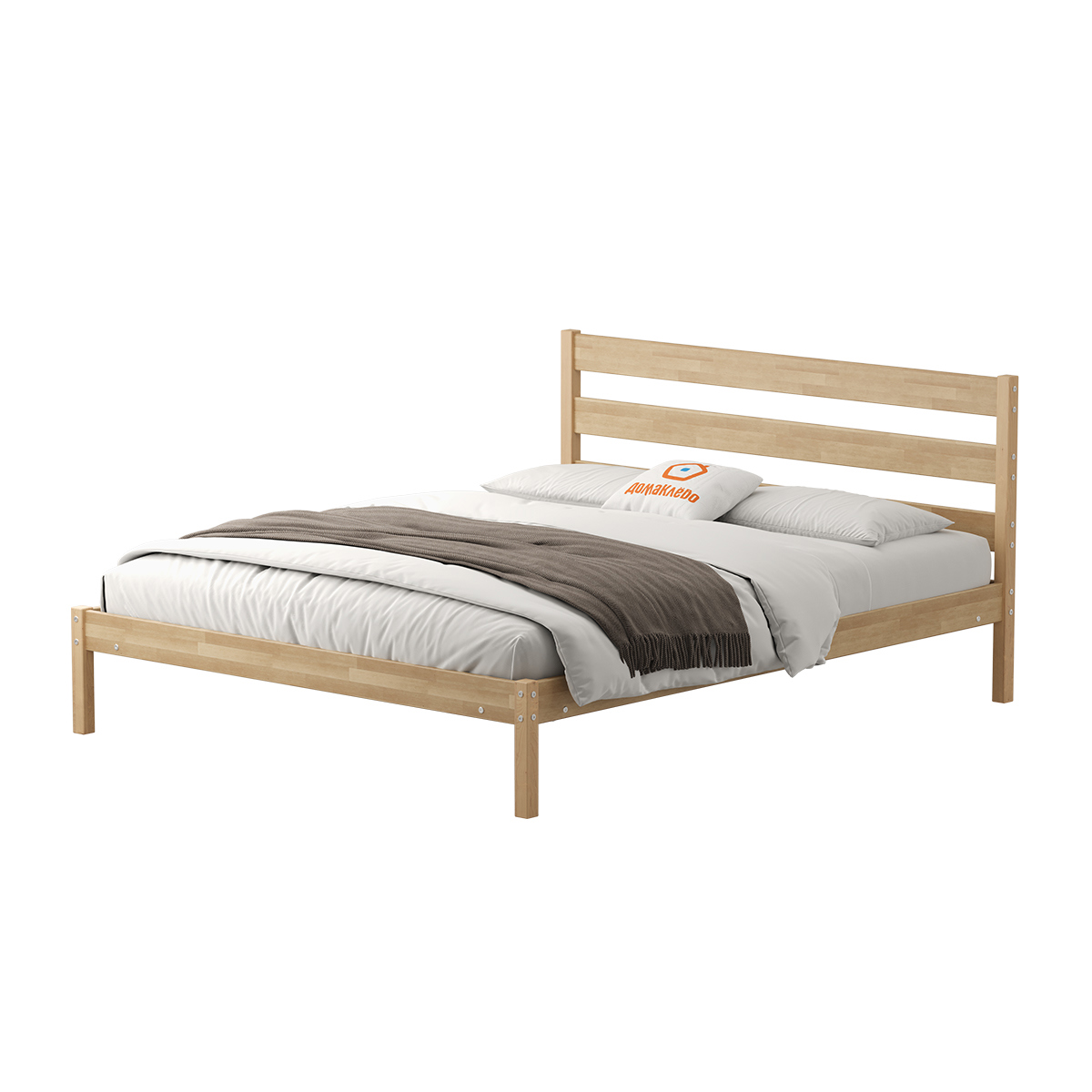 Изображение товара Кровать Домаклево Мечта-7 160х200 см деревянная