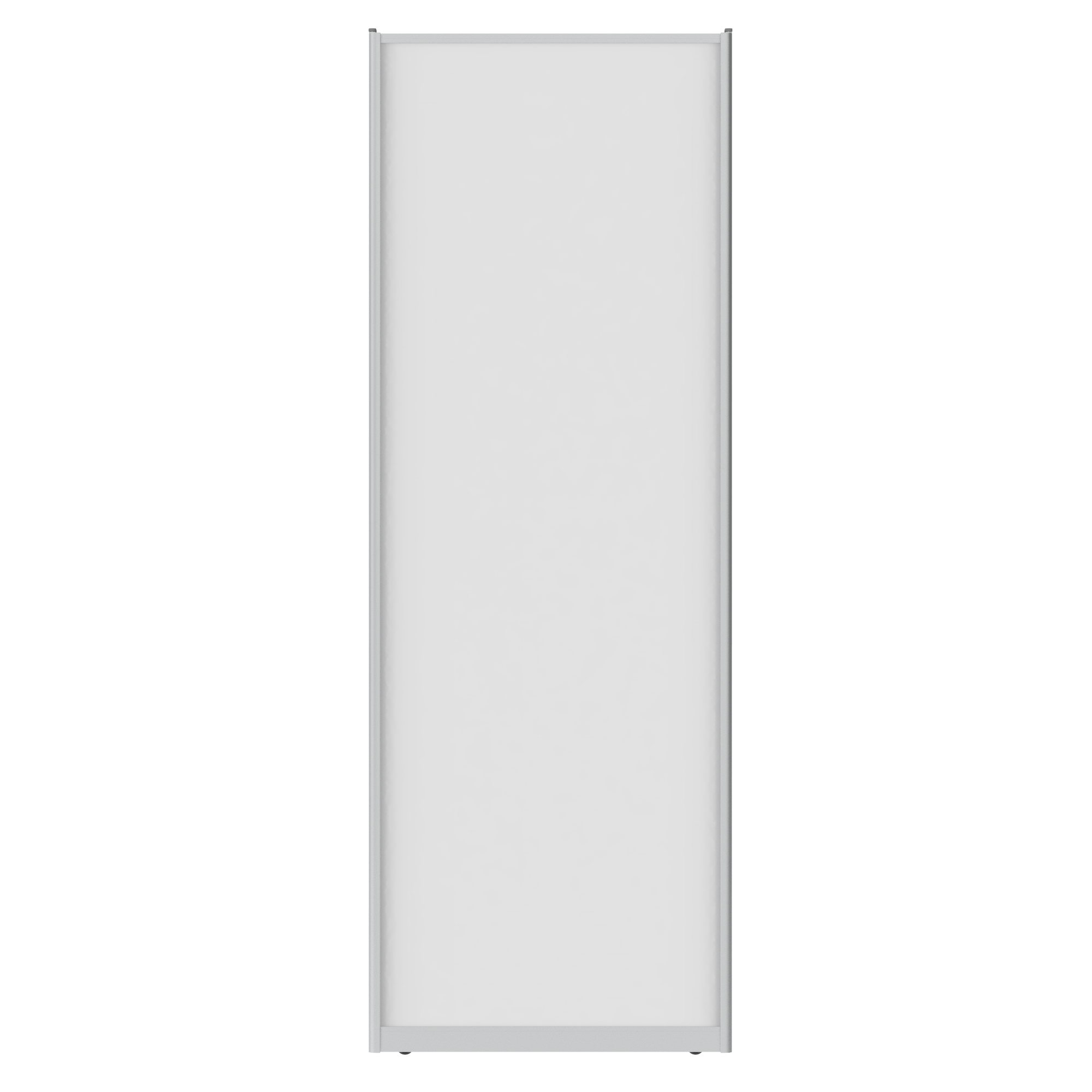 Дверь-купе 225.5x80.4 см МДФ цвет белый/серый