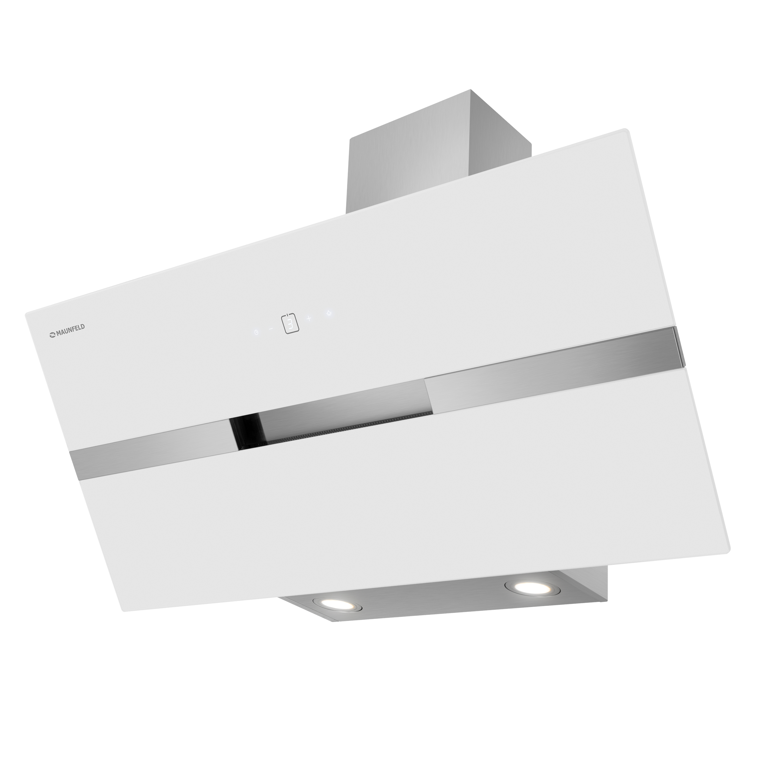 Изображение товара Кухонная вытяжка Maunfeld Mersey 90 белый\вставка сатин