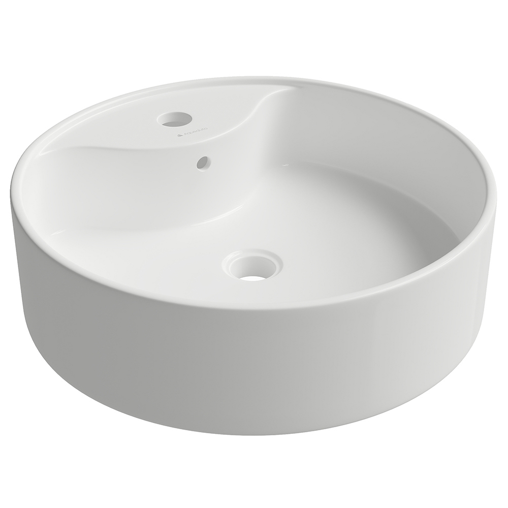 Изображение товара Раковина накладная Aqueduto espiral ESP0610 46см цвет белый глянец