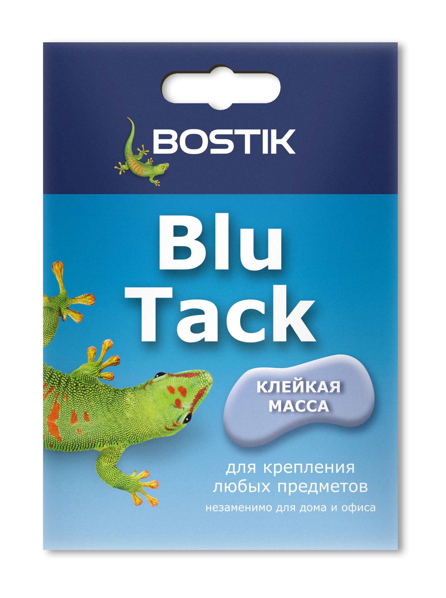 Клейкая масса Bostik Blu Tack 0.045 кг синяя