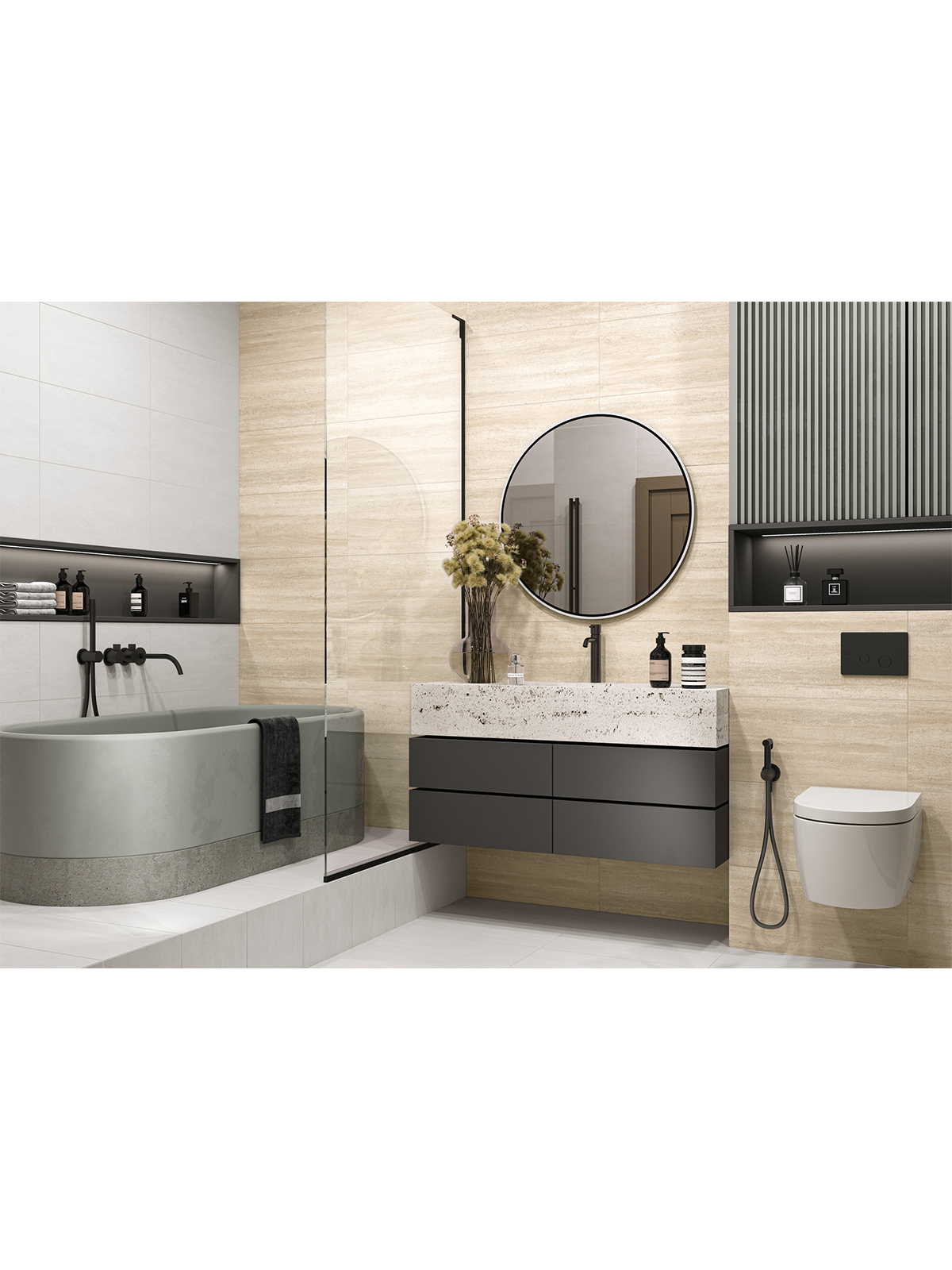 Изображение товара Керамогранит Alma ceramica Altesse 30x60 см бежевый