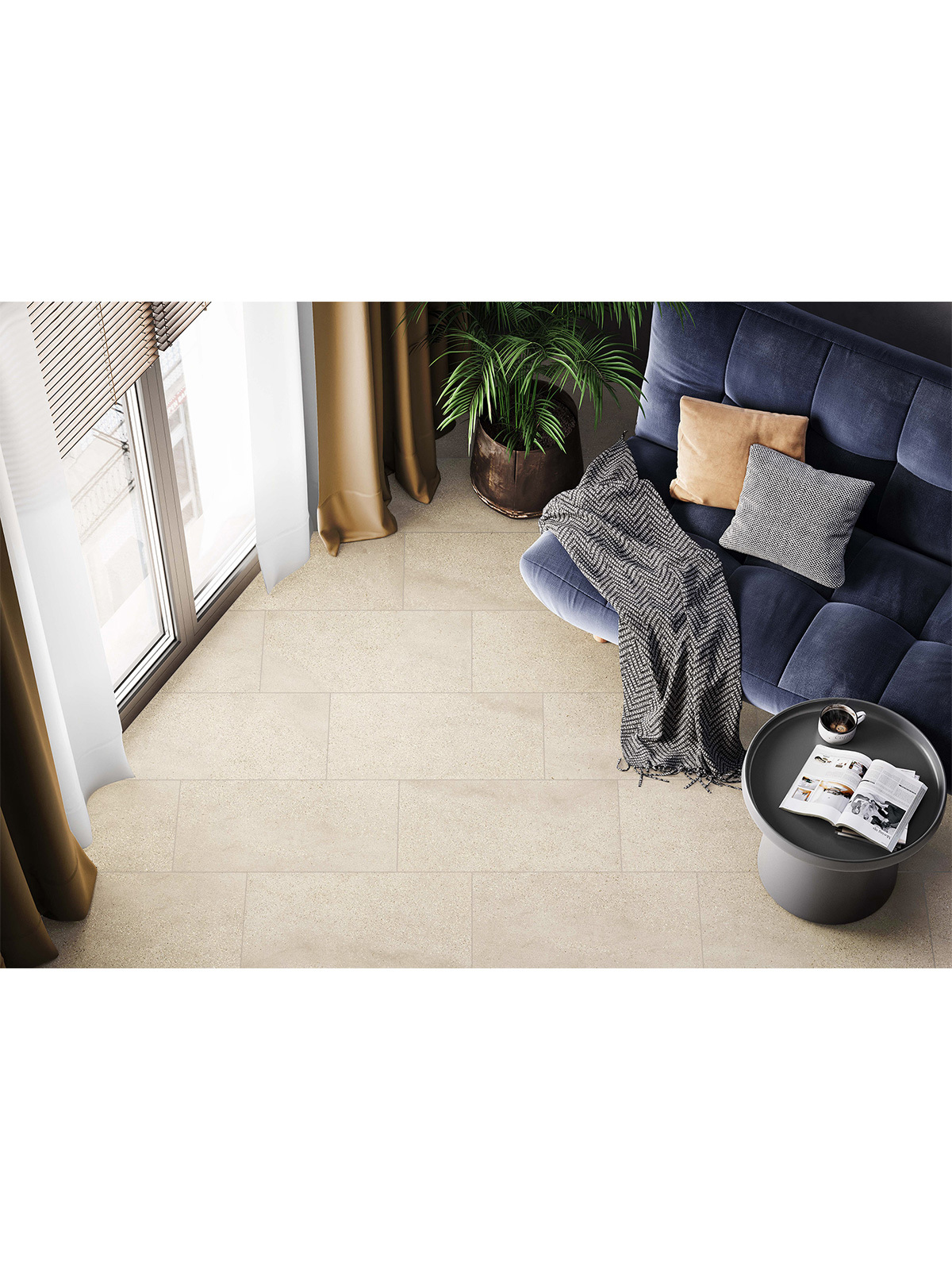 Изображение товара Керамогранит Alma ceramica Fabio GFA3060FAB04R 30x60 см бежевый матовый природный стиль