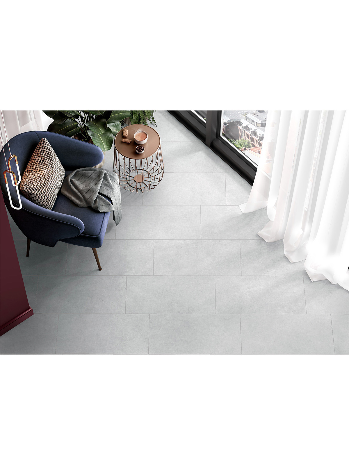 Изображение товара Керамогранит Alma ceramica Ferro 30x60см серый для пола и стен