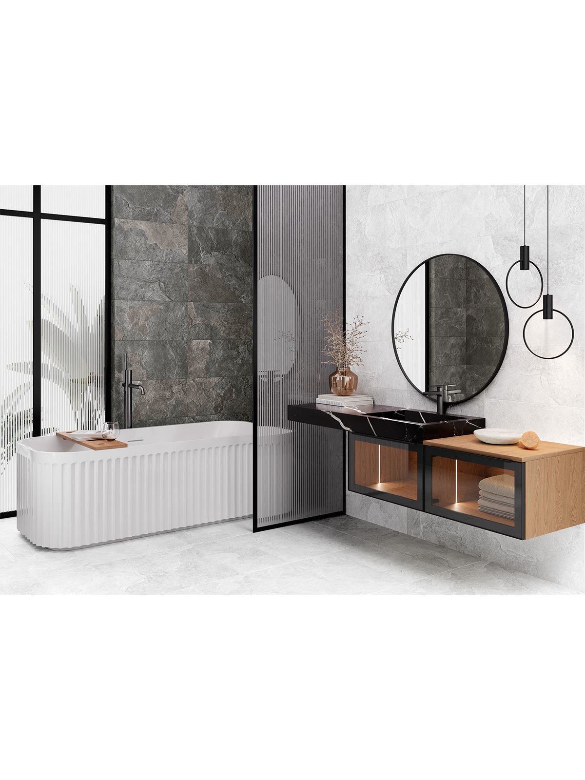 Изображение товара Керамогранит Alma ceramica Fjord GFA3060FJO77R 30x60см цвет коричневый