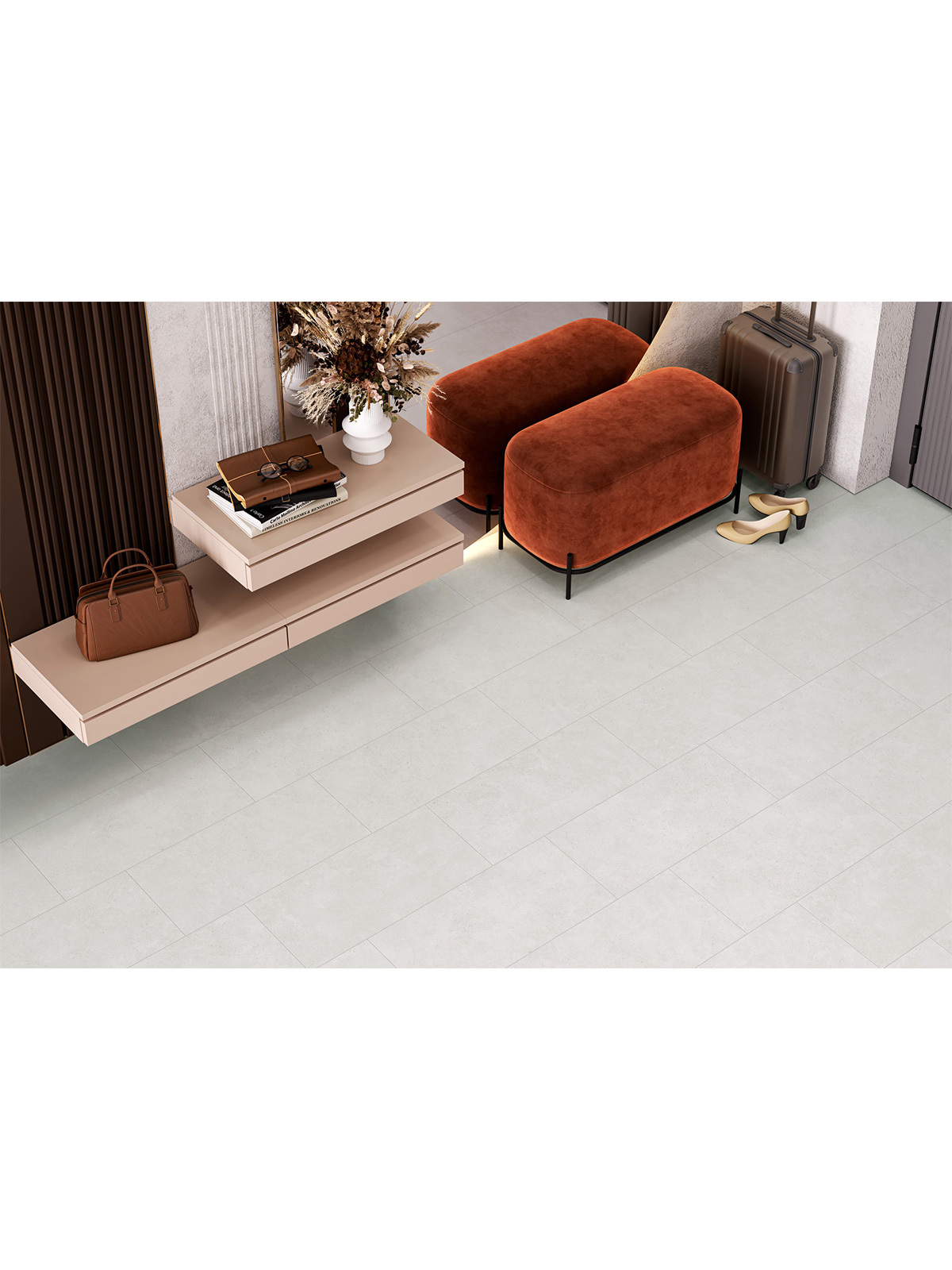 Изображение товара Керамогранит Alma ceramica Sharp 30x60 см серый индустриальный стиль