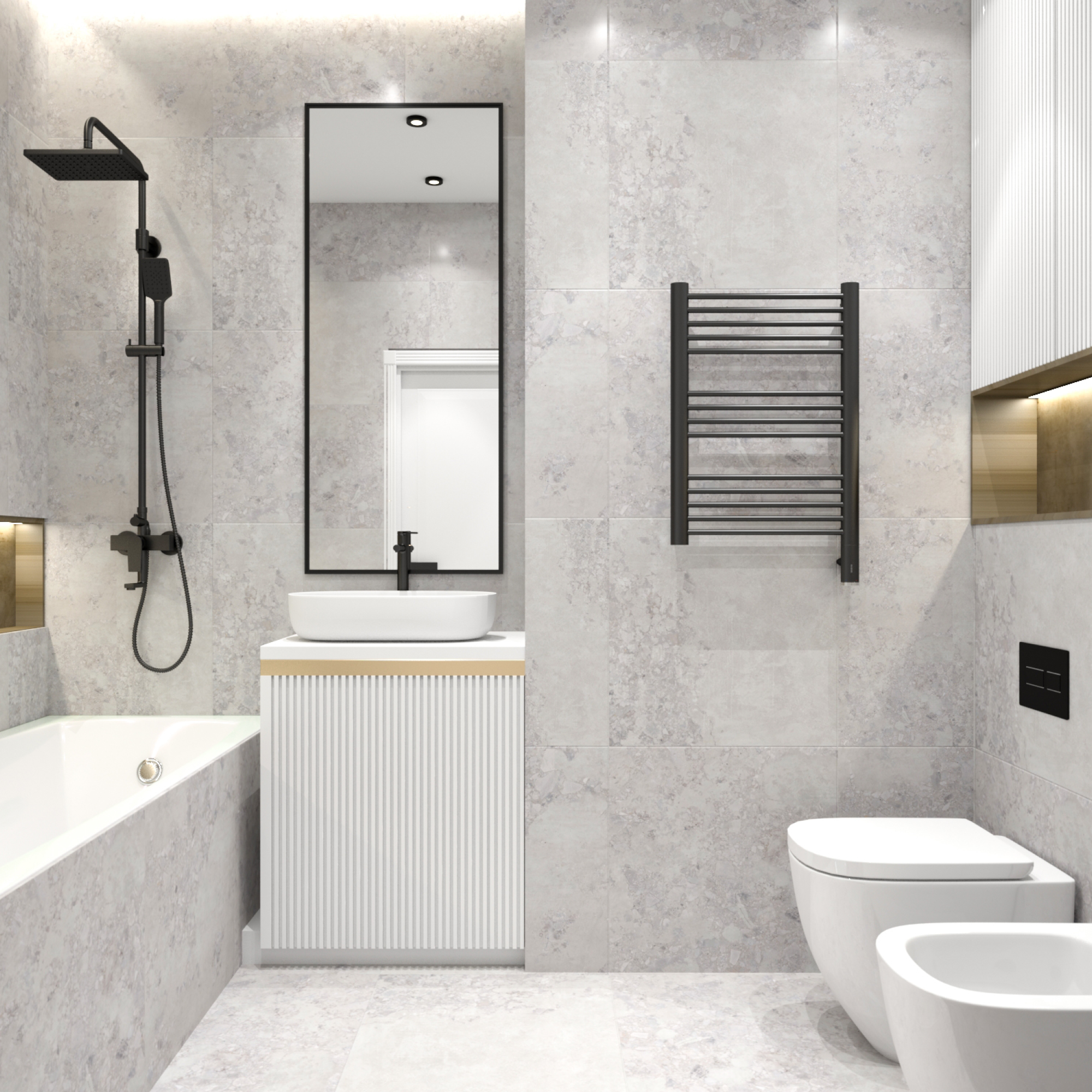 Изображение товара Керамогранит Idalgo Доломити ID9095E115LLR 60x60см цвет серый