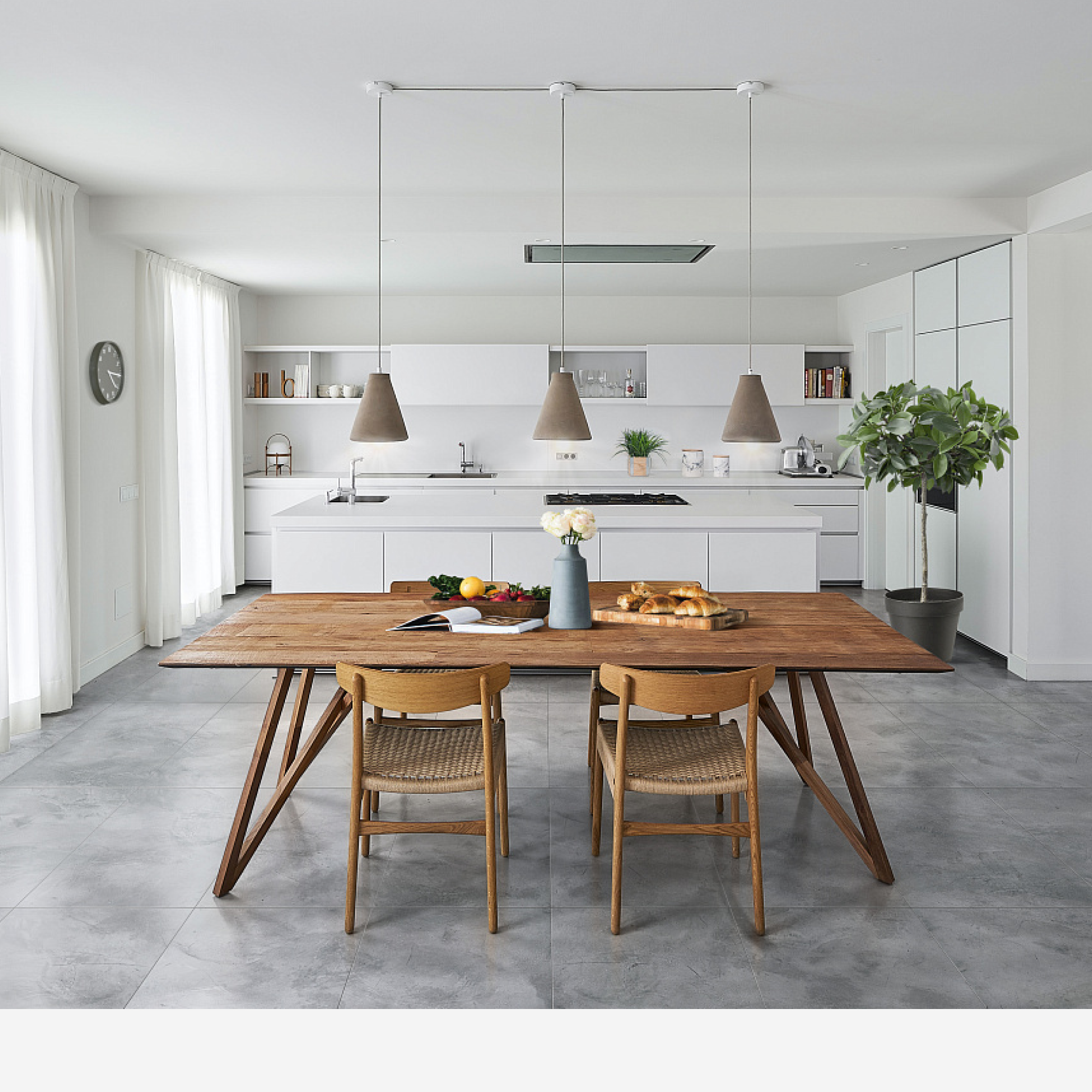 Изображение товара Керамогранит IDALGO Жаклин Серый 60x60 см - матовый, ректифицированный