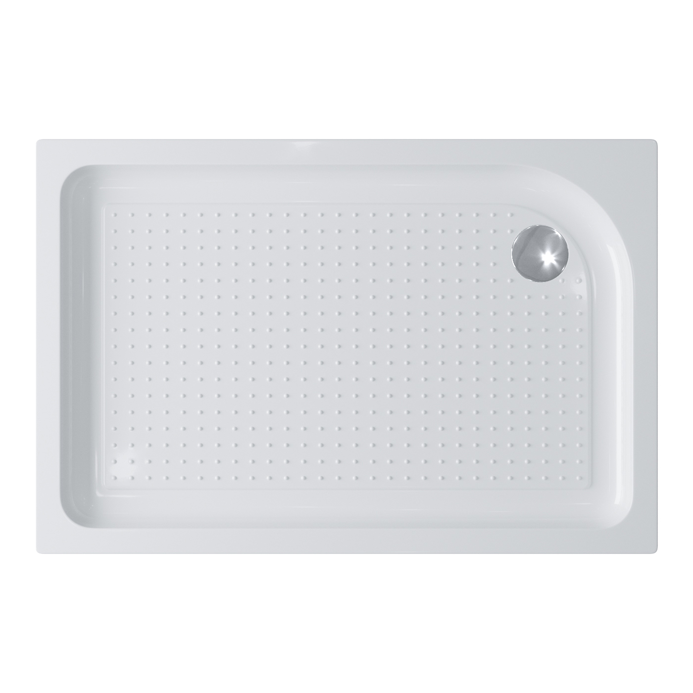 Изображение товара Душевой поддон Belbagno TRAY-BB-AH-100/80-15-W-R прямоугольный акрил 80x100см