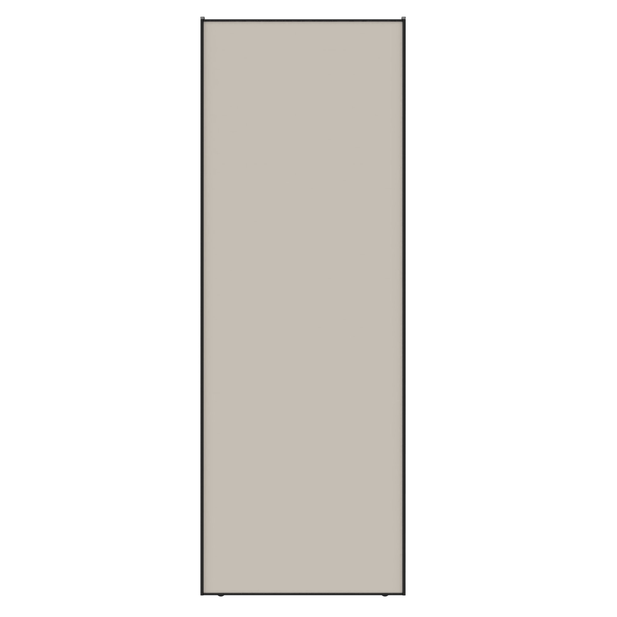 Дверь-купе 225.5x80.4 см МДФ цвет светло-коричневый/черный