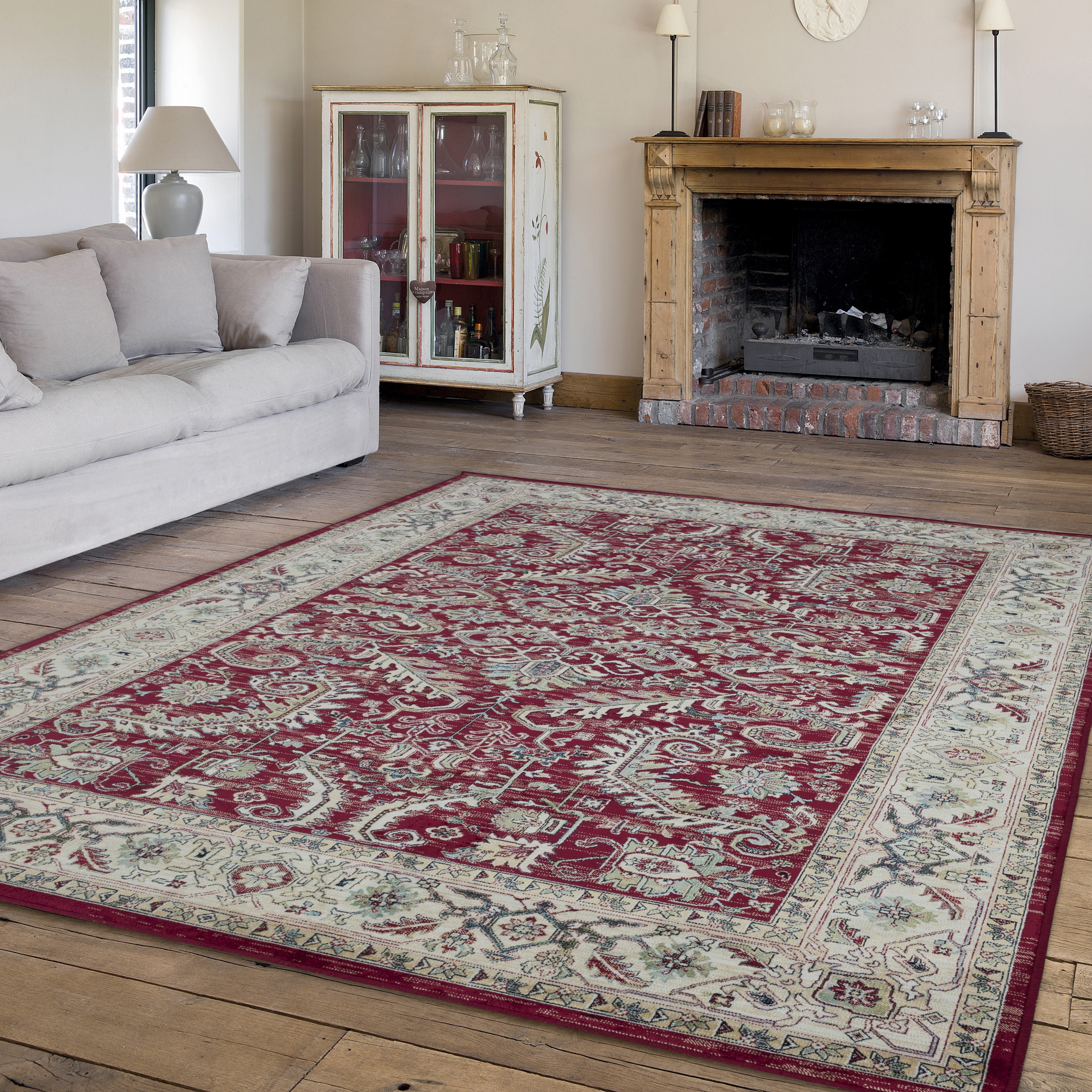 Изображение товара Ковер Ragolle Amalfi 160х230 см вискоза 914292/1060 цвет красный