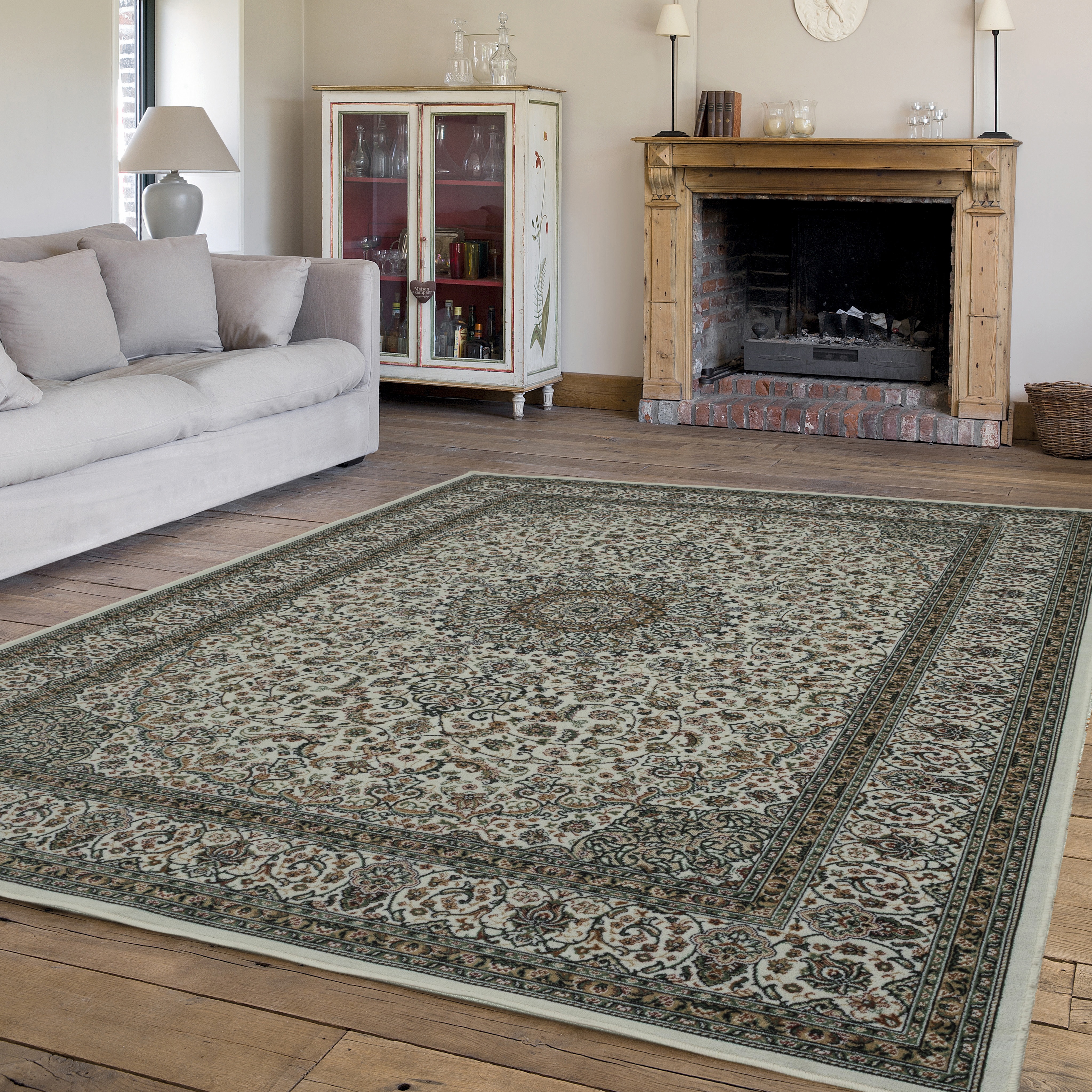 Изображение товара Ковер Ragolle Amalfi 160х230 см из вискозы с узором бежевый классика