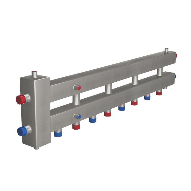 Изображение товара Гидравлическая стрелка Rispa ГРУ+КМГ 60-5ВН нержавеющая сталь 3 кронштейна