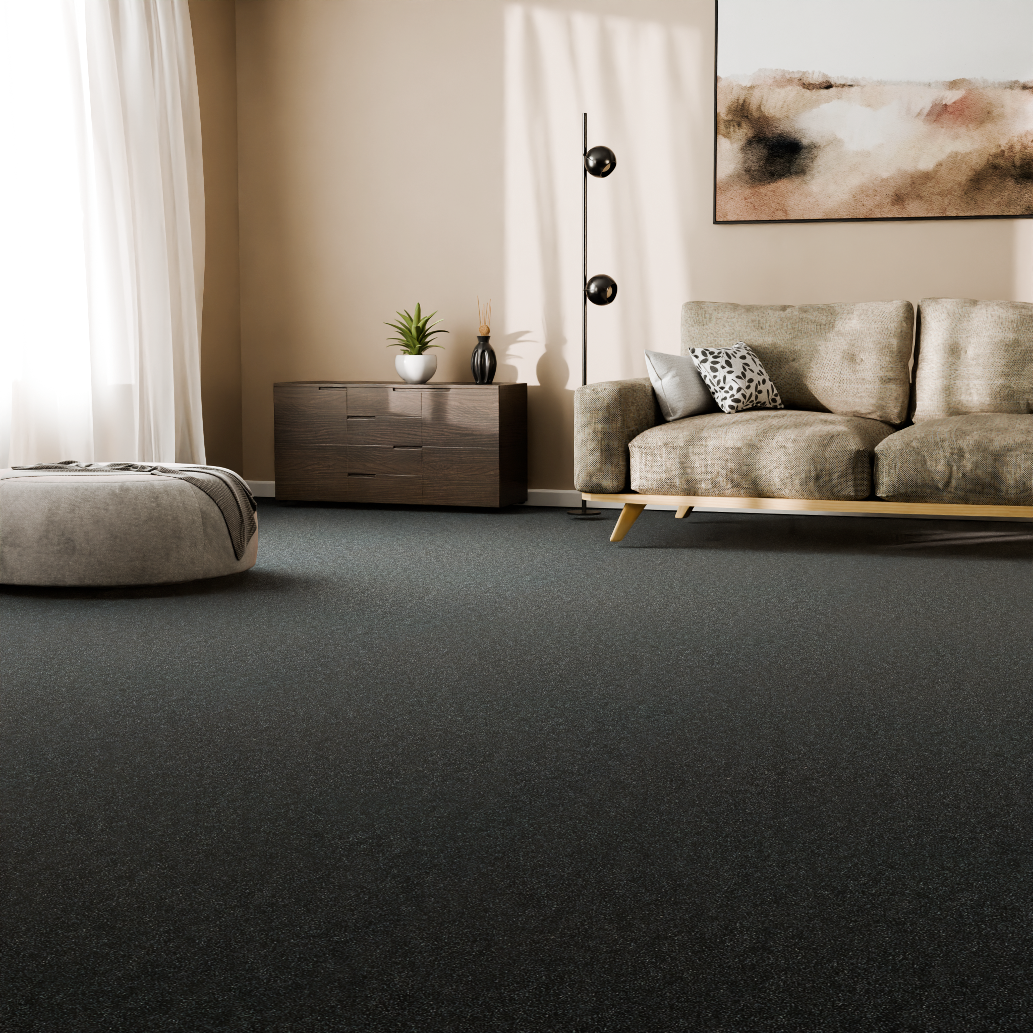 Изображение товара Ковровое покрытие «Durban» 834, 2 м, цвет синий