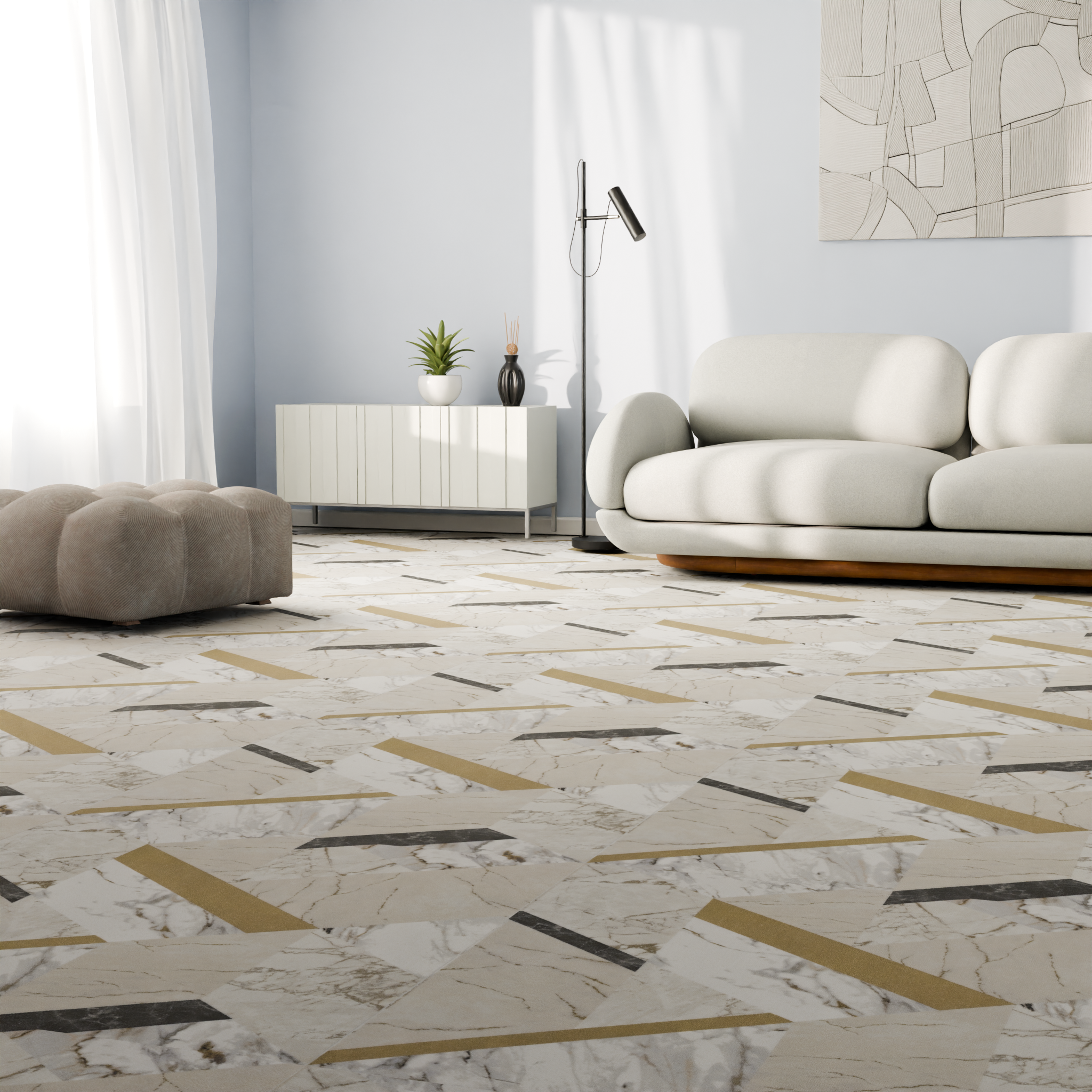 Изображение товара Ковровое покрытие Asti 2.5 м бежевое из полиамида для домашнего использования