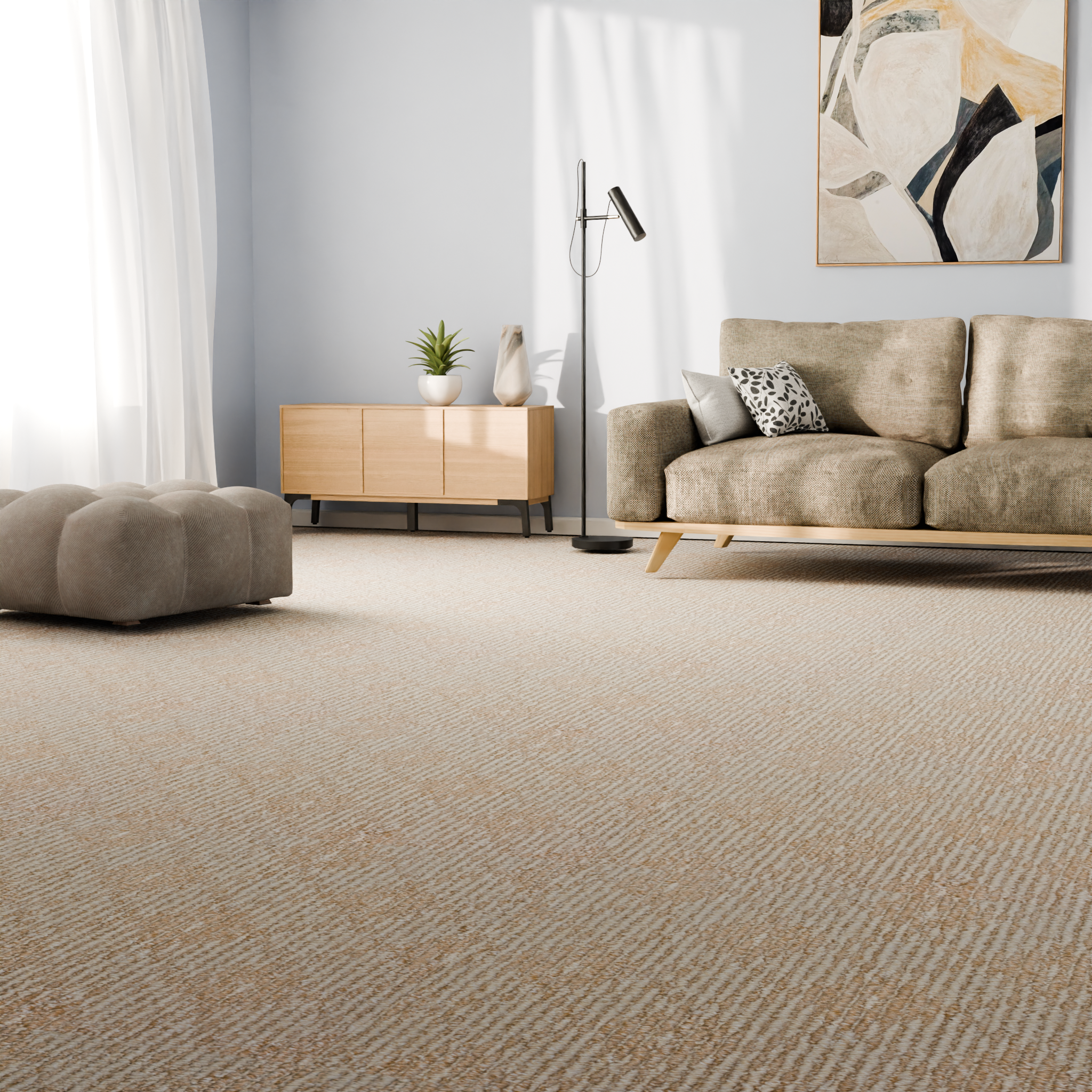 Изображение товара Ковровое покрытие Ремейк 4 м светло-коричневый