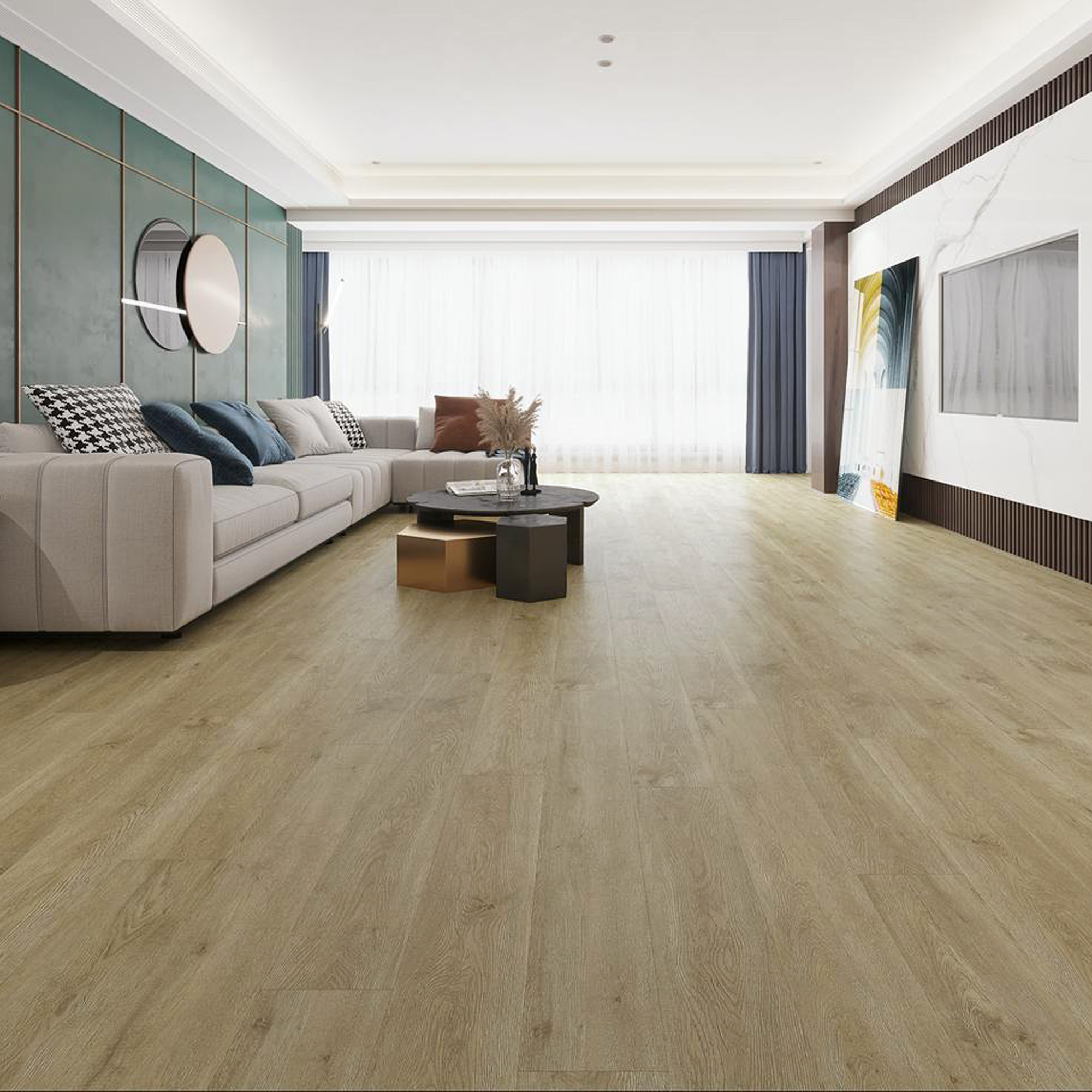 Изображение товара SPC плитка I-Floors Basic Дуб Винздор 43 класс толщина 3.50 мм 2.25 м², цена за упаковку