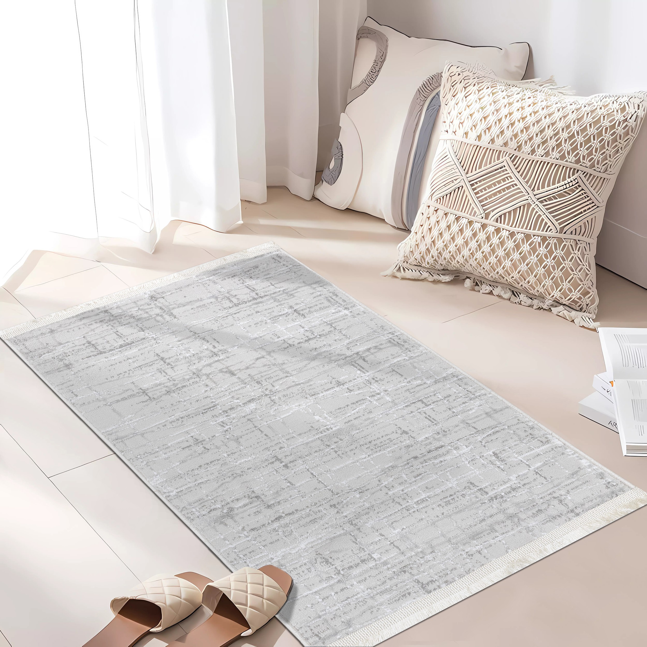 Изображение товара Ковер Роялтафт Терра 60x110 см полиэстер 84712_20552 цвет серый