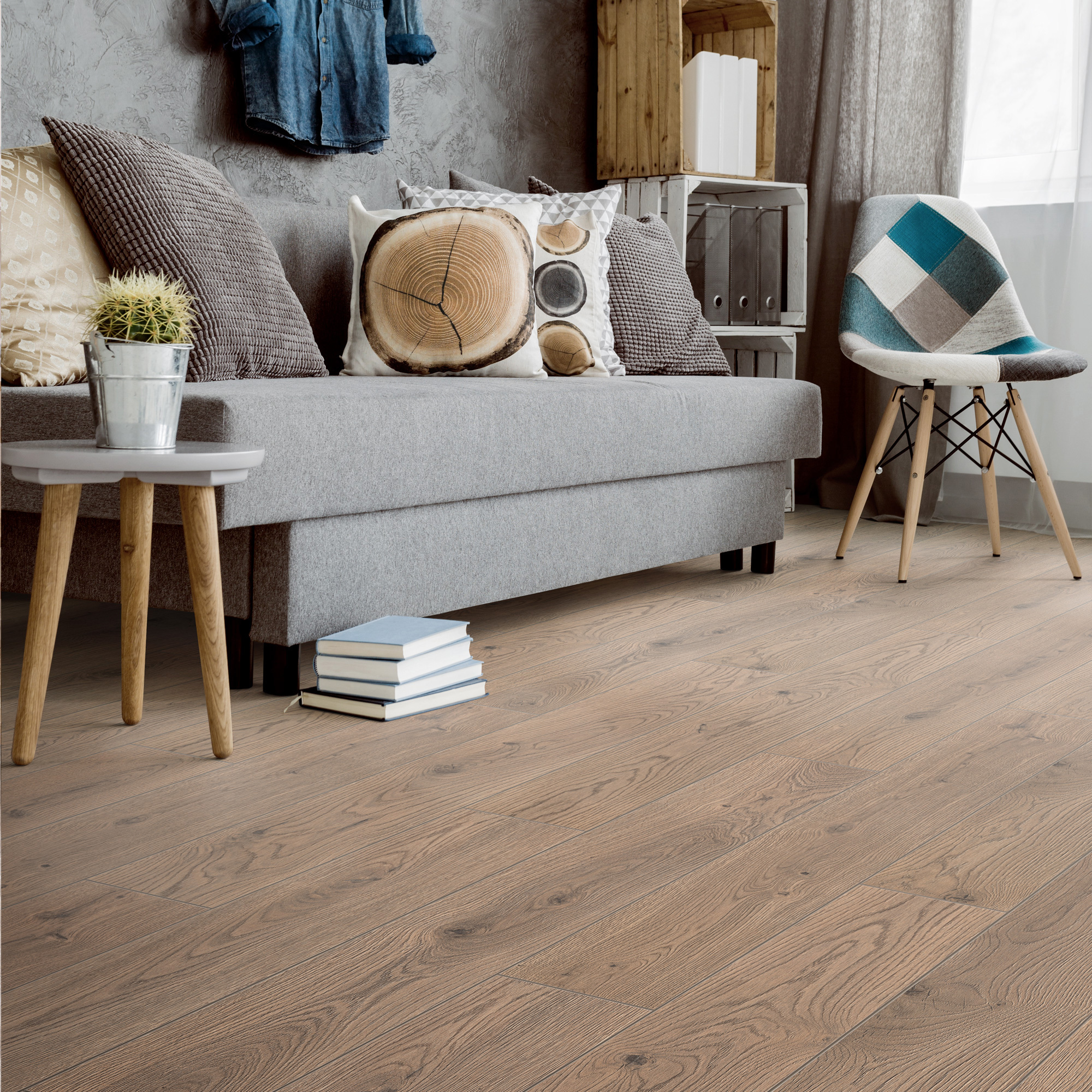 Изображение товара Ламинат Кристал 33 класс толщина 8 мм с фаской 2.005 м²