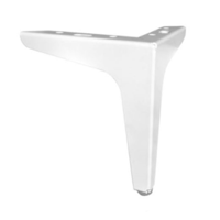 Изображение товара Ножка для мебели круглая 150x150 мм сталь цвет белый