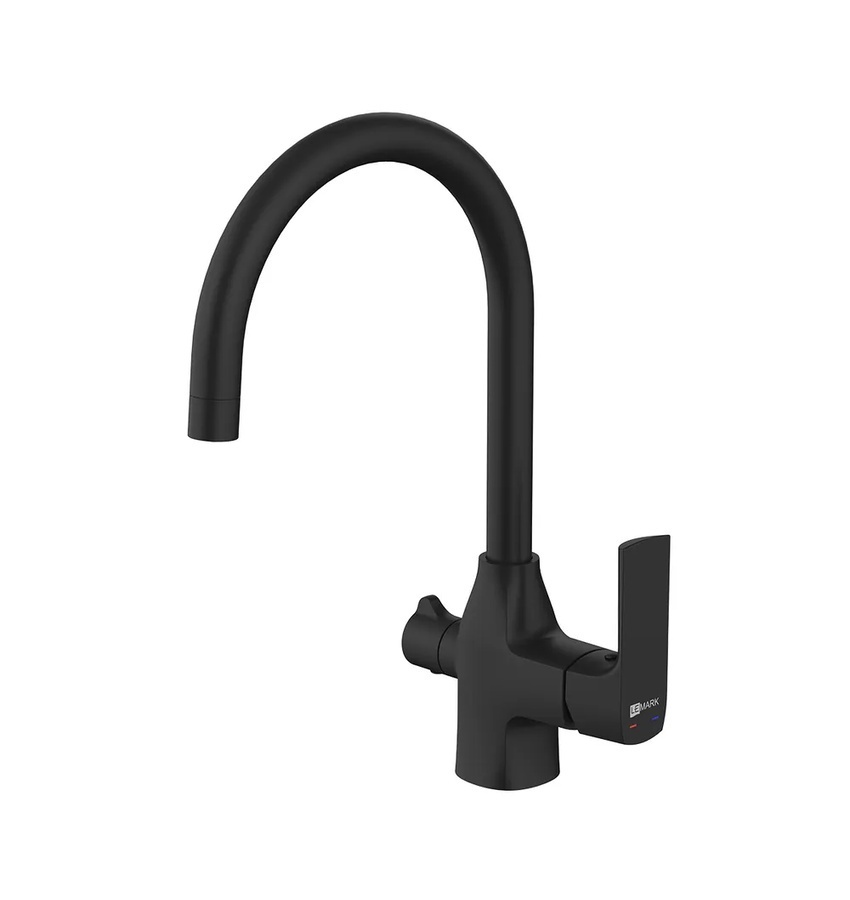 Изображение товара Смеситель для кухни Lemark Ursus цвет черный LM7261BL