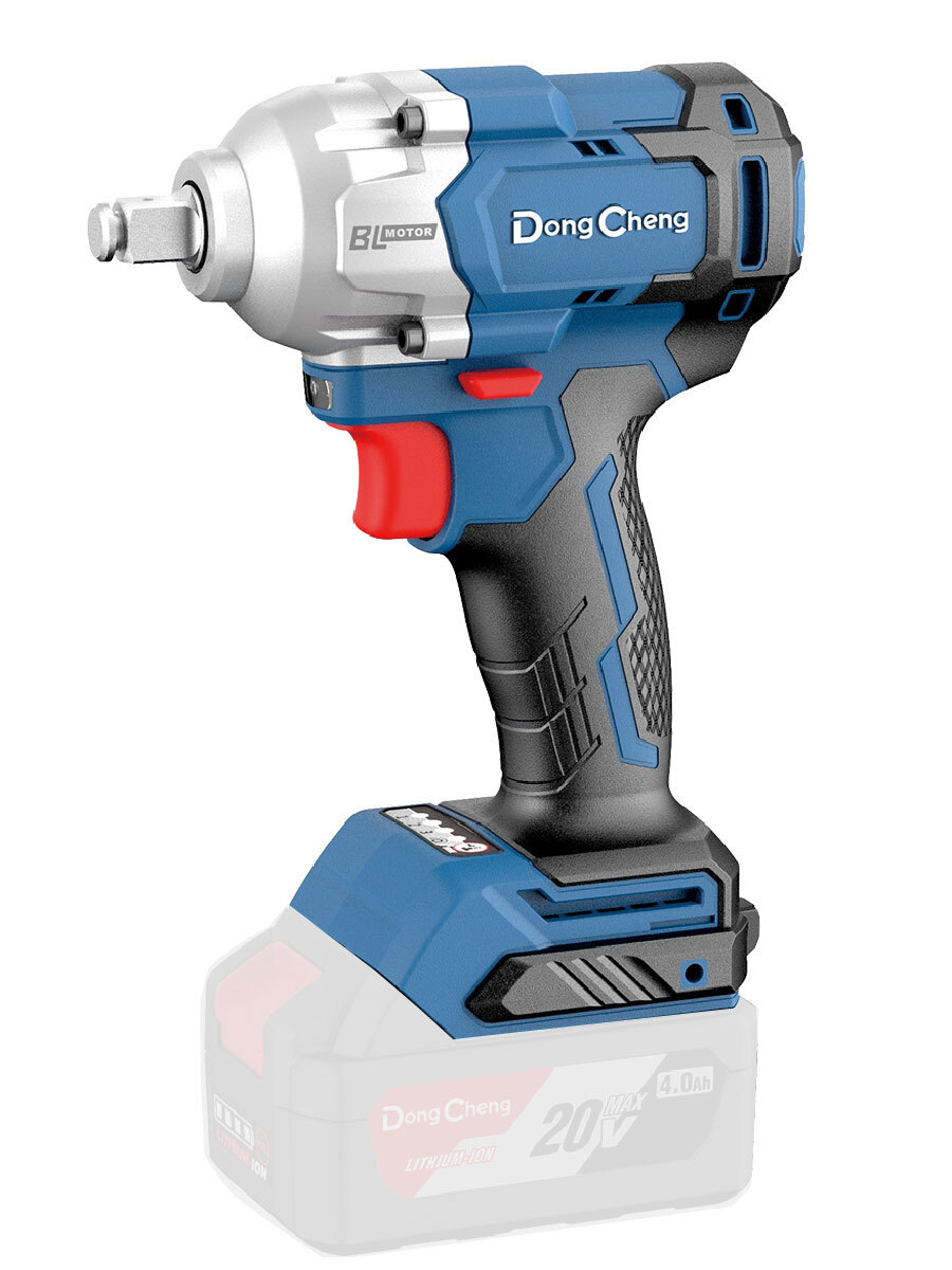 Изображение товара Гайковерт аккумуляторный ударный Dongcheng DCPB488, 20 В Li-ion, без АКБ и ЗУ, 488 Нм