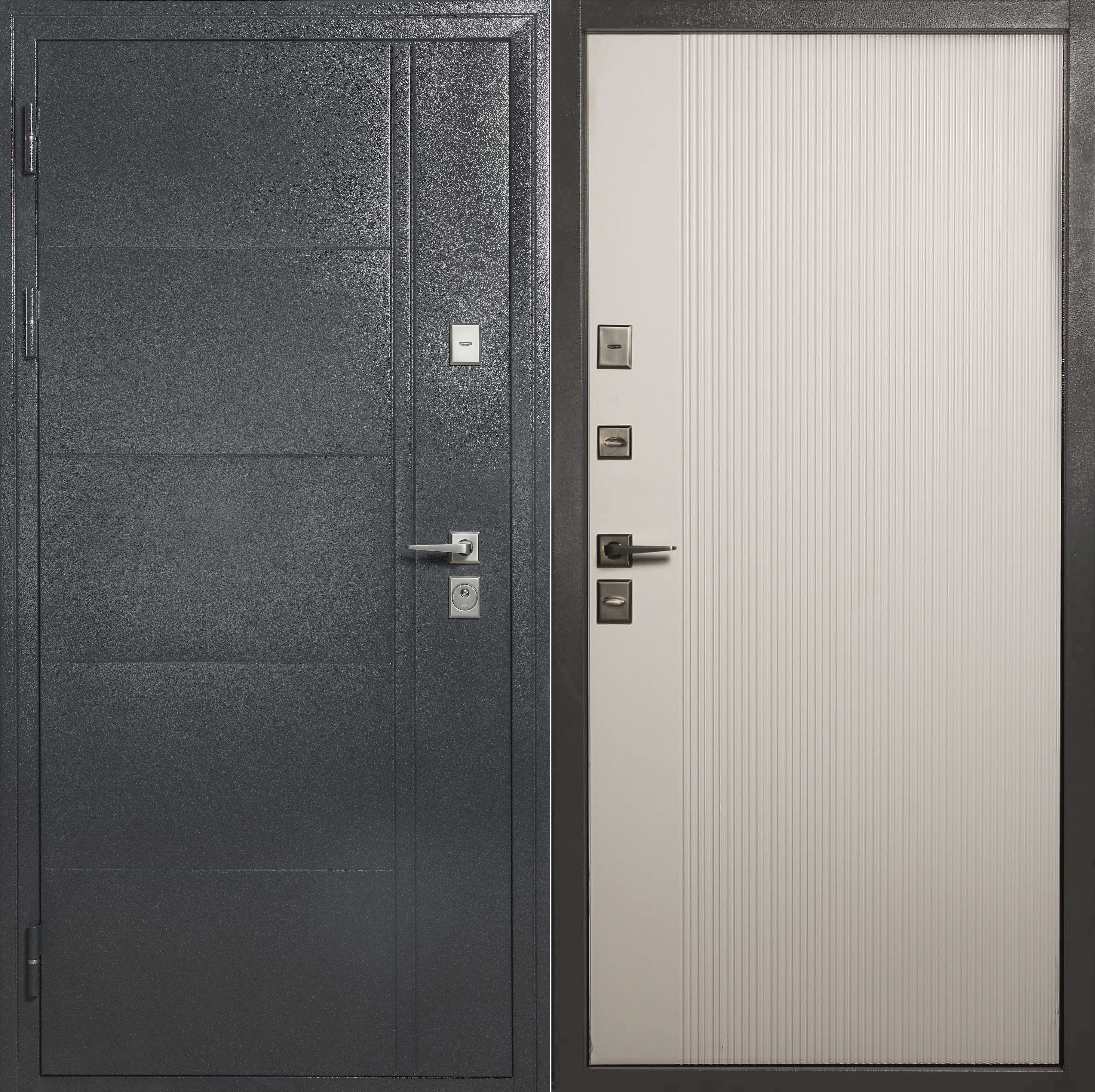 Изображение товара Дверь входная металлическая Термаль Ультима 96x205 см левая белая