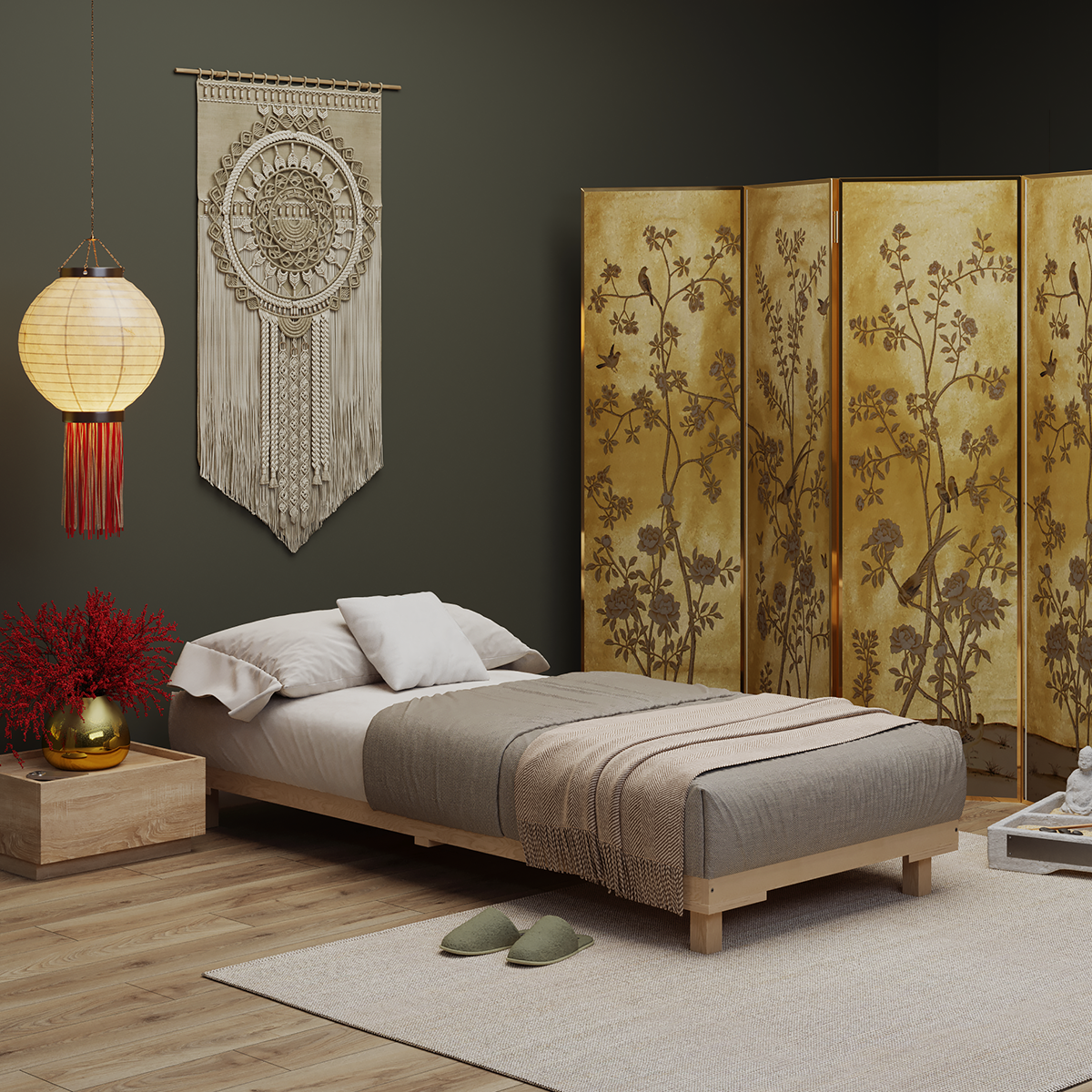 Изображение товара Кровать Домаклево Sacura 80x190 см из массива березы