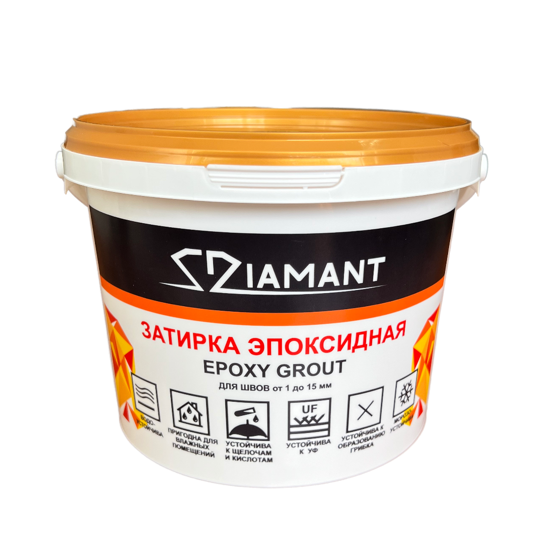 Изображение товара Эпоксидная затирка Diamant для колеровки 1 кг универсальная