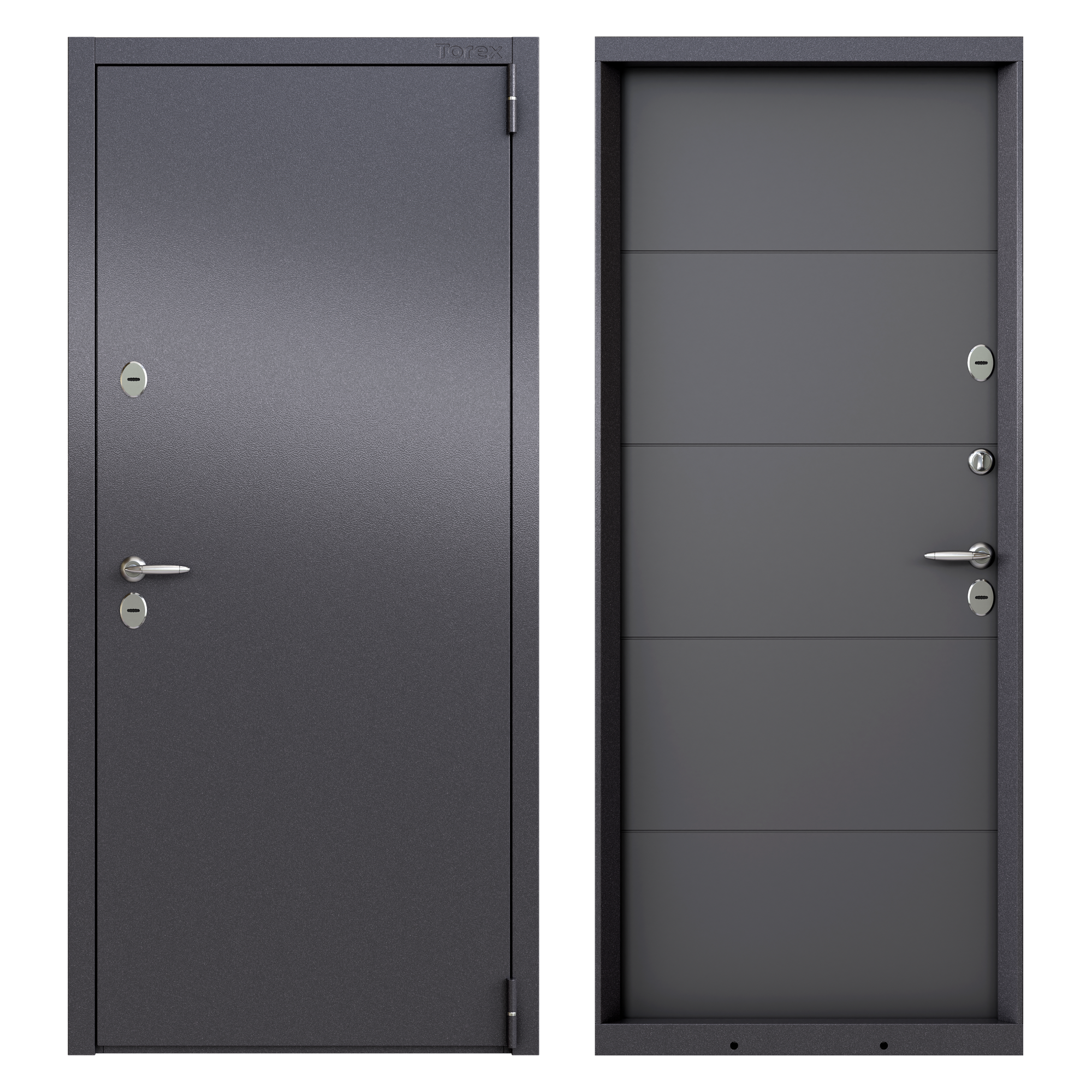 Изображение товара Дверь входная металлическая Стартер 88x205 см правая оскуро