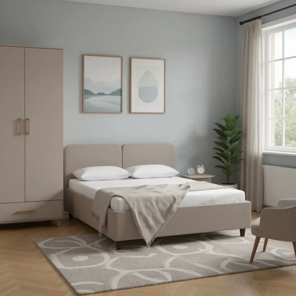 Изображение товара Кровать Bedberry Джей 180x200 см подъемный механизм цвет бежевый
