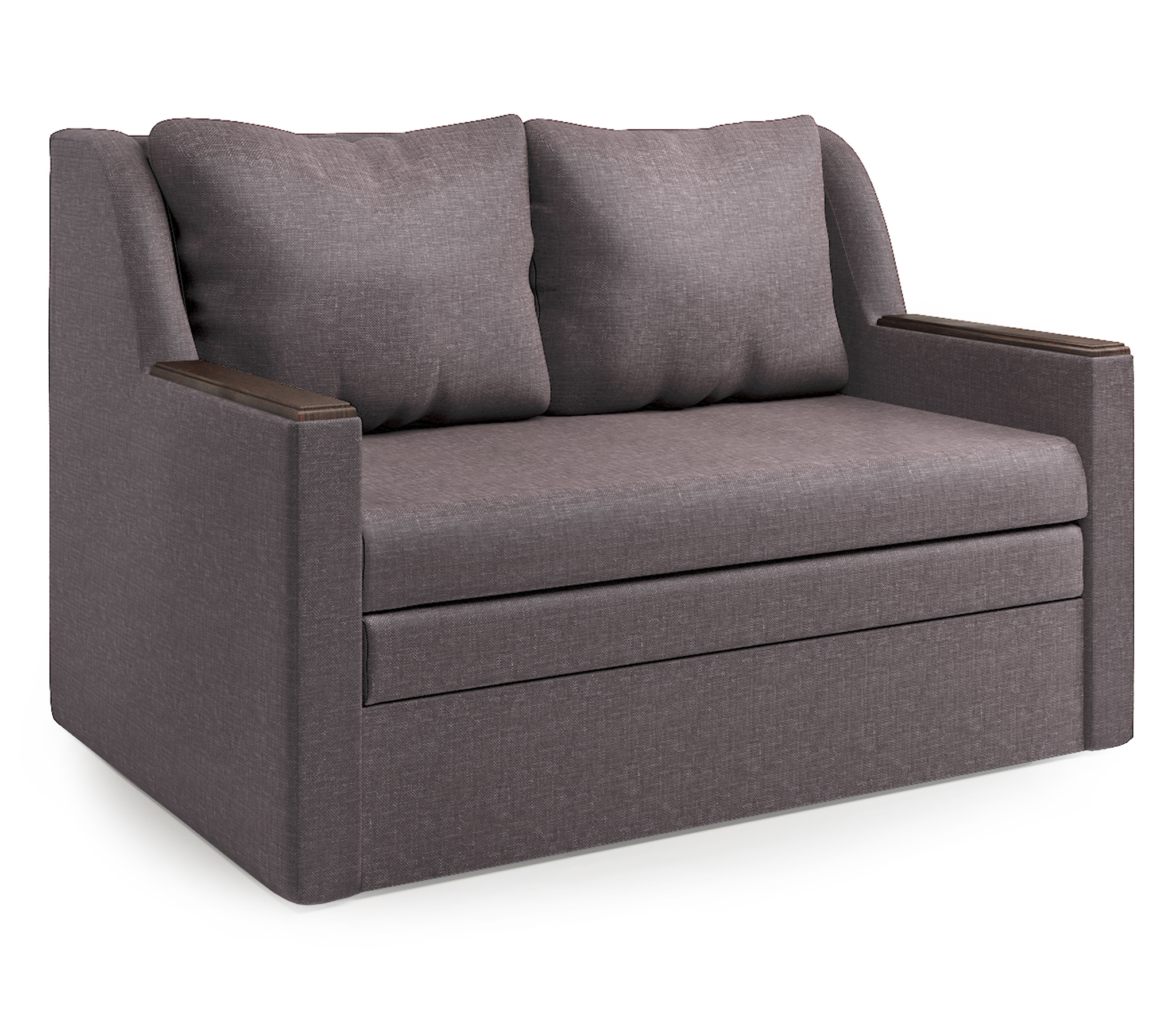 Изображение товара Диван раскладной Гамма Дуэт 142x93x94 см рогожка цвет латте