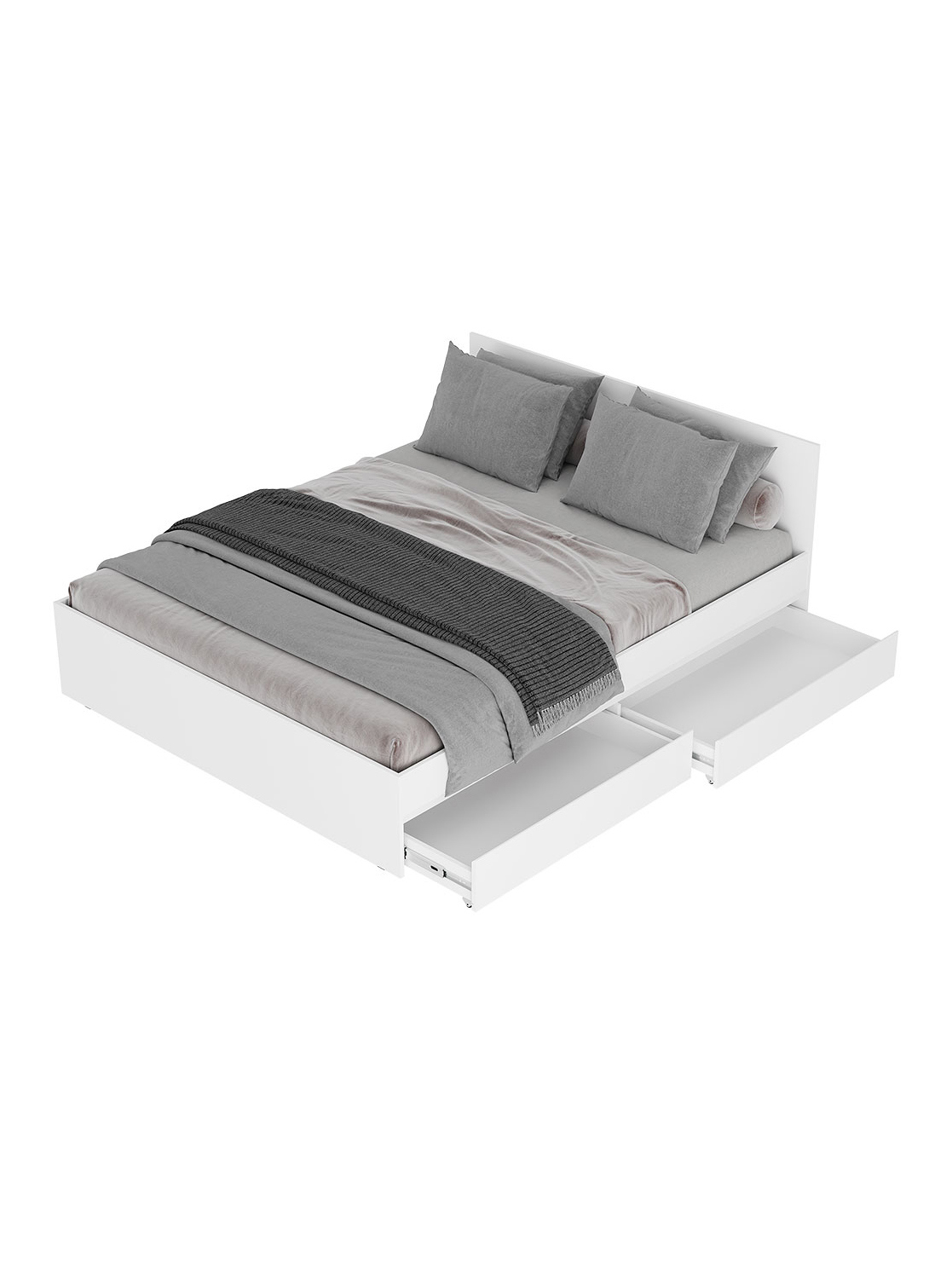 Изображение товара Кровать Bts Симпл 160x200 см цвет белый