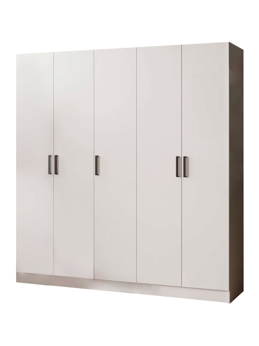 Изображение товара Шкаф распашной Micon Ларс 5 дверей белый 200x210x51 см мебель для спальни и гостиной