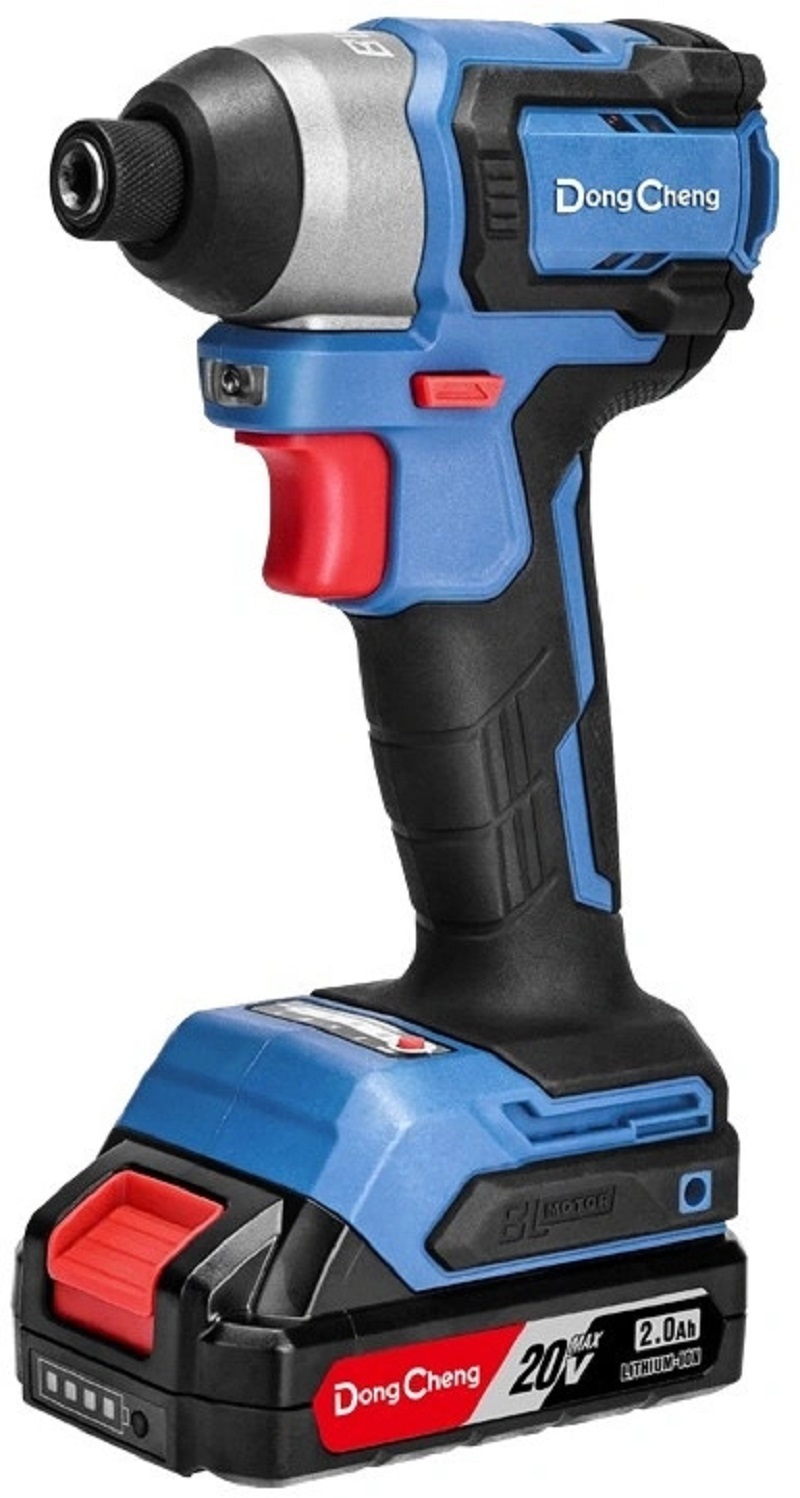 Изображение товара Гайковерт аккумуляторный бесщеточный DongCheng DCPL165, 20 В Li-Ion 1x2 165 Нм