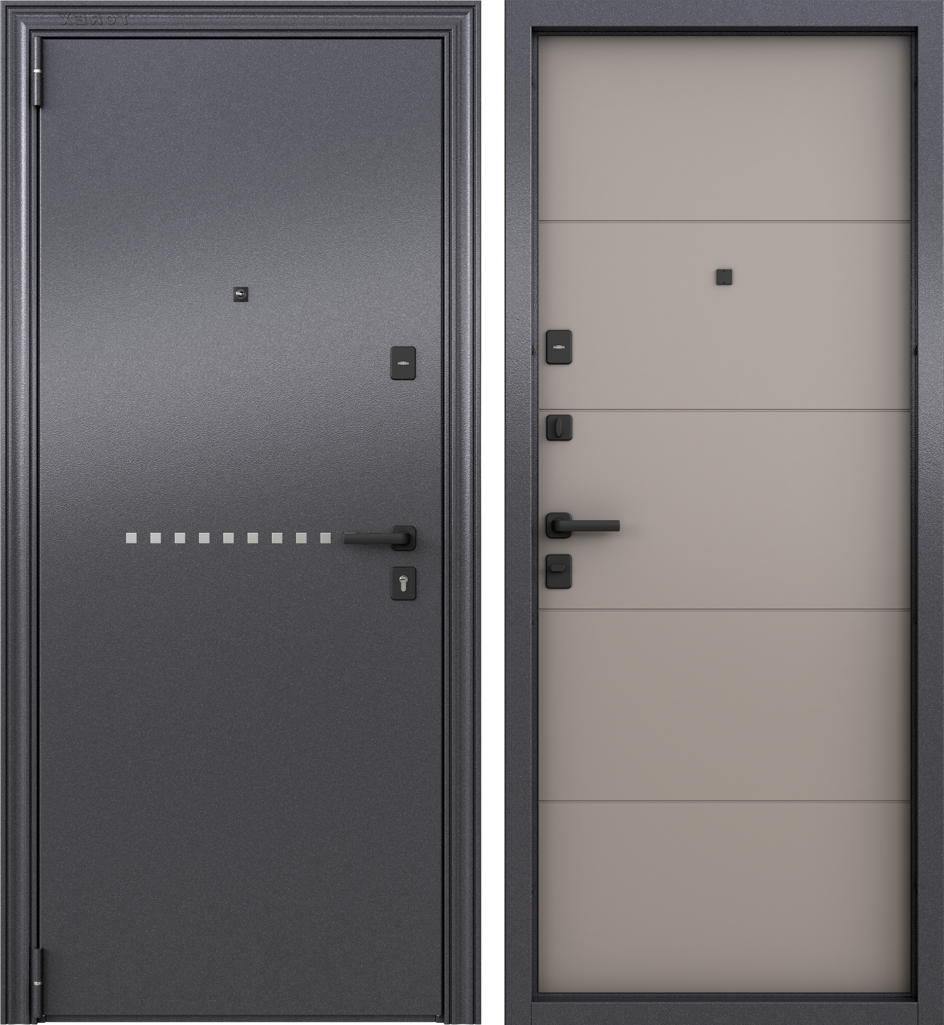 Изображение товара Дверь входная металлическая Torex 86x205 см левая этника крема