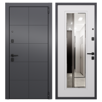 Изображение товара Дверь входная металлическая Гибсон 86x205 см правая с зеркалом