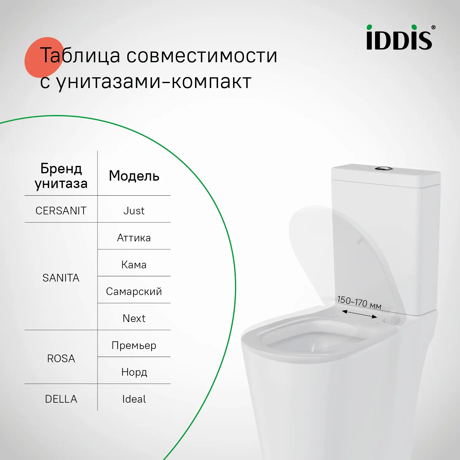 Сиденье для унитаза Iddis 142WPS0 с микролифтом цвет белый - 3