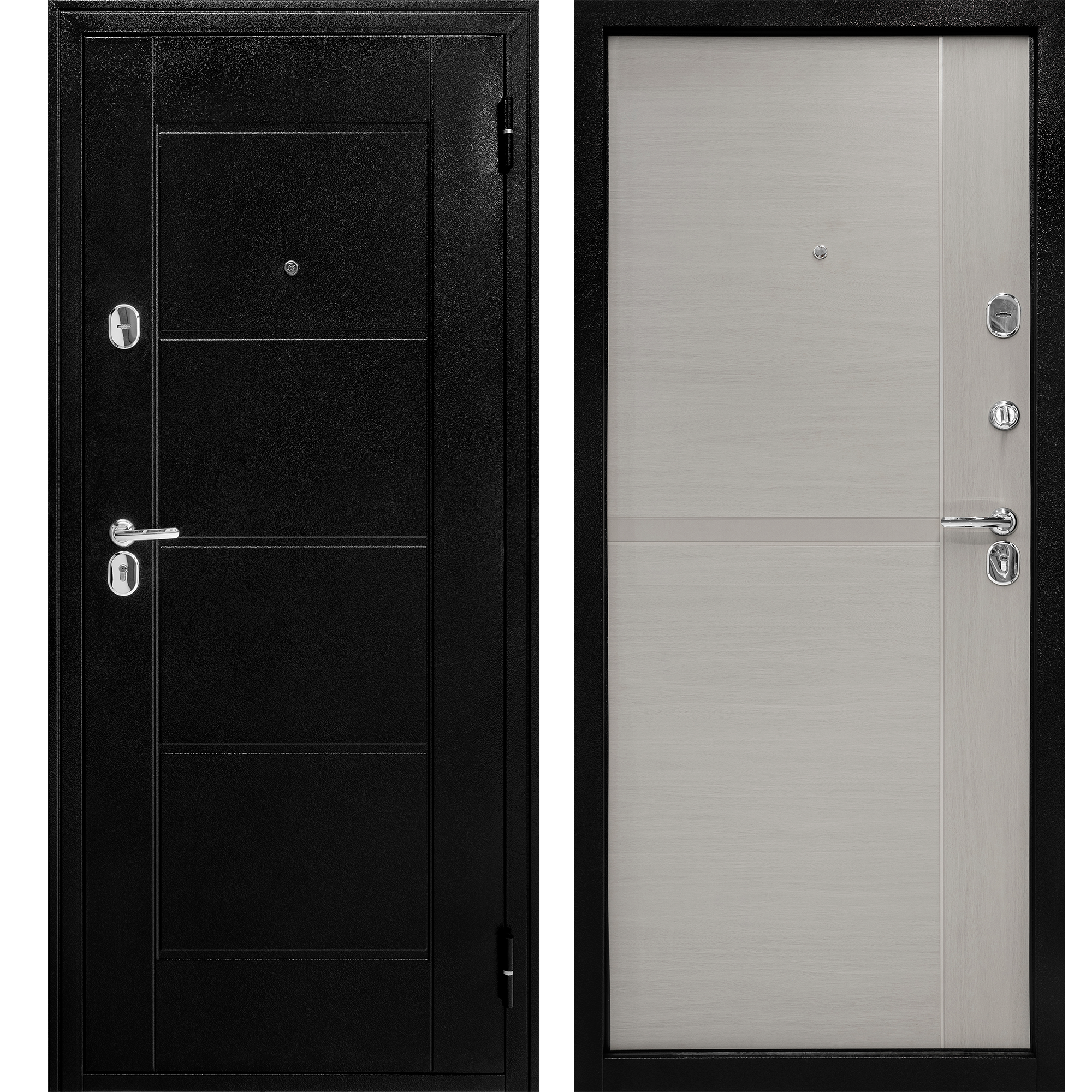 Изображение товара Дверь входная металлическая Форпост 75 86x205 см правая бук серый