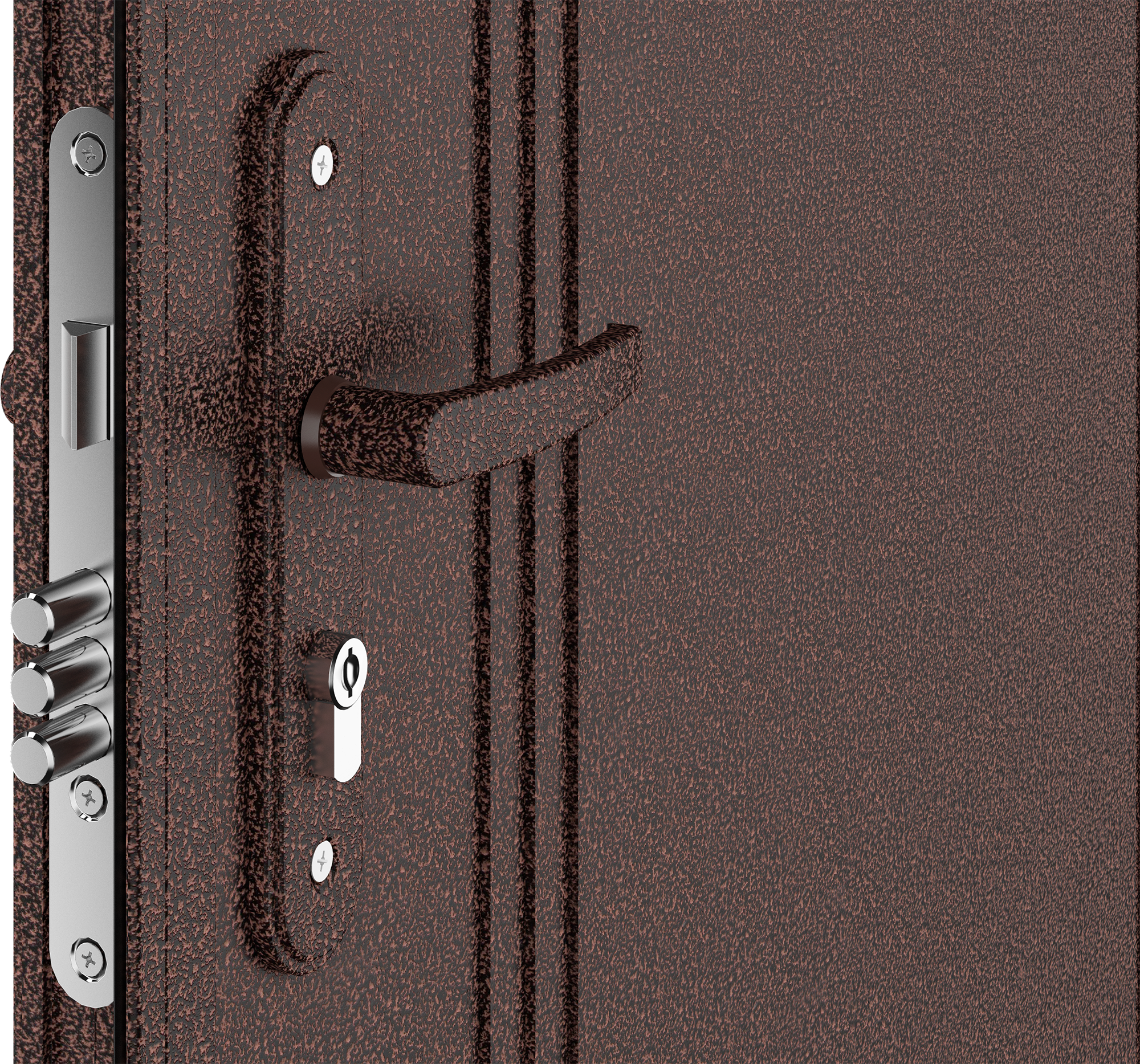 Дверь входная металлическая Doorhan Эко 98x205 см левая цвет антик медь - 1